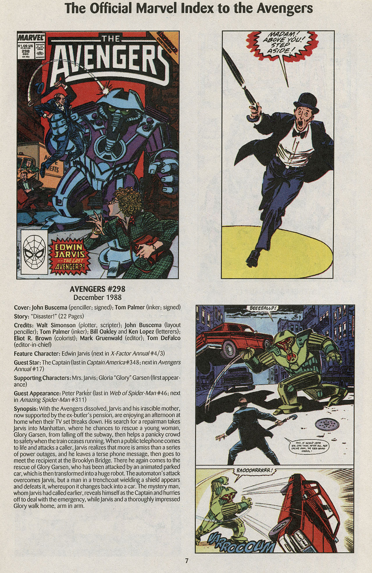 Read online The Official Marvel Index to the Avengers comic -  Issue #6 - 9