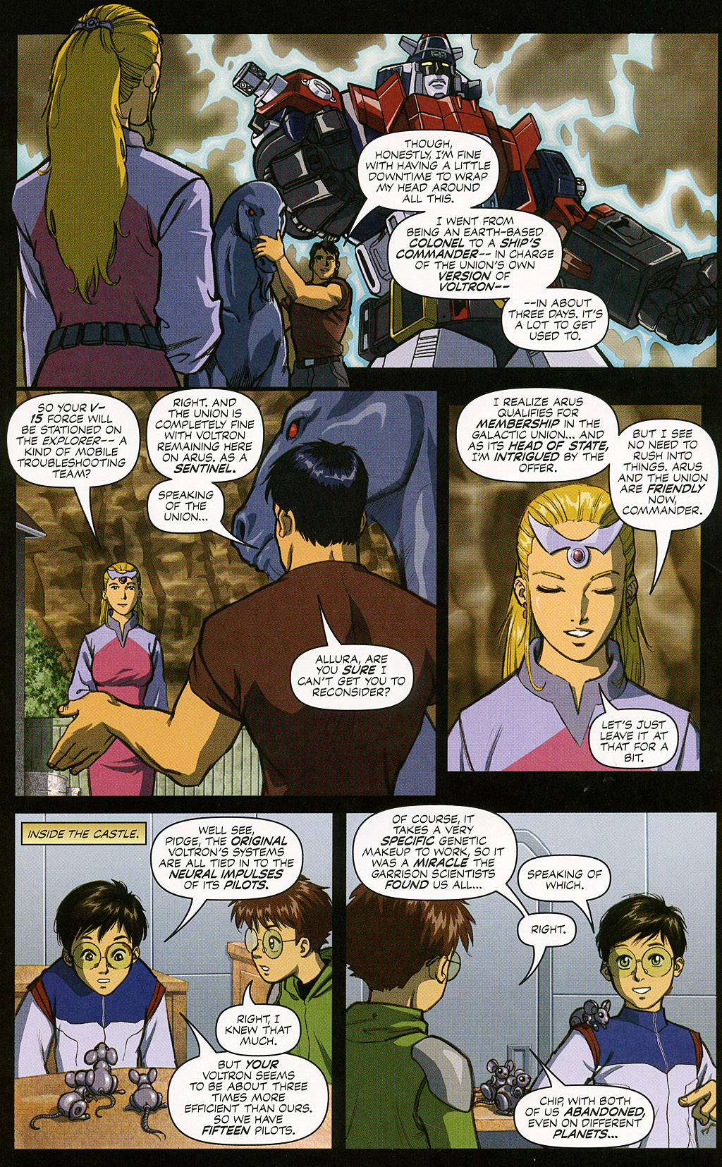 Read online Voltron: Defender of the Universe comic -  Issue #6 - 6