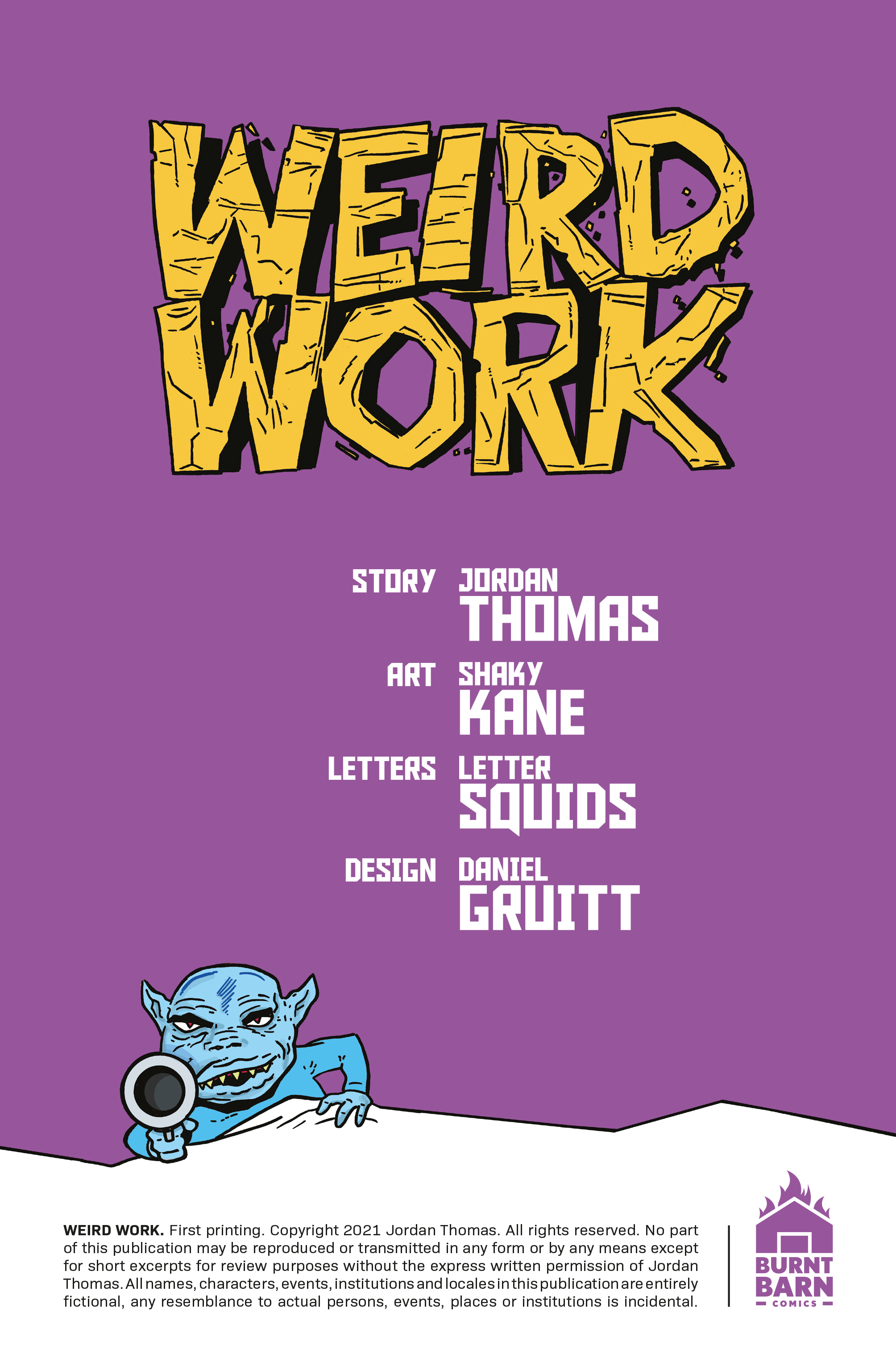 Read online Weird Work (2021) comic -  Issue #1 - 2