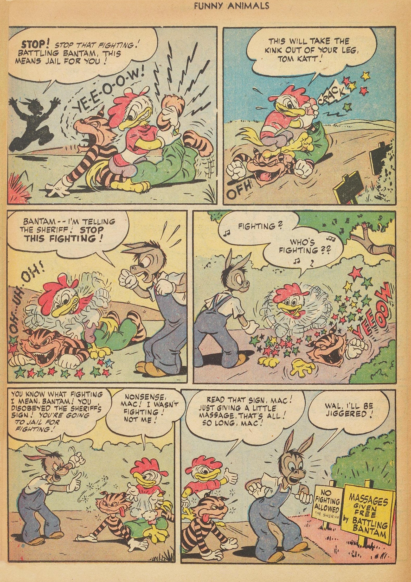Read online Fawcett's Funny Animals comic -  Issue #49 - 14