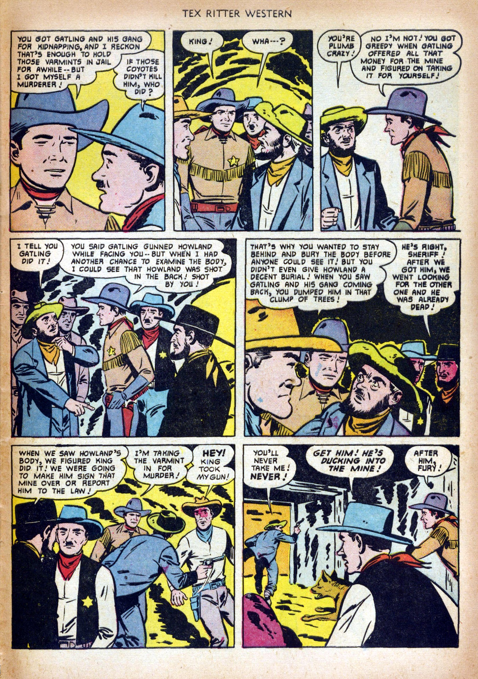 Read online Tex Ritter Western comic -  Issue #5 - 33