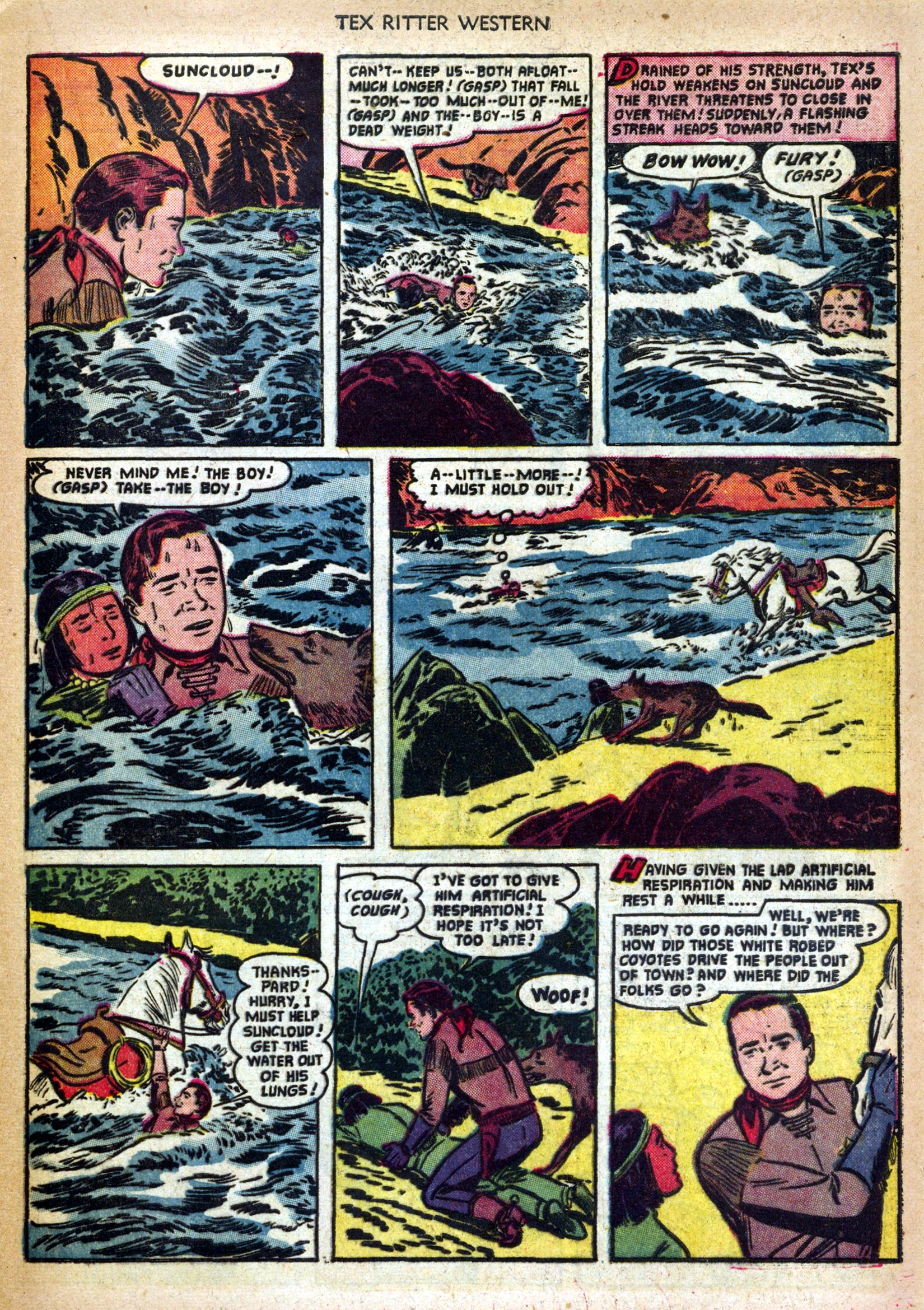 Read online Tex Ritter Western comic -  Issue #10 - 15