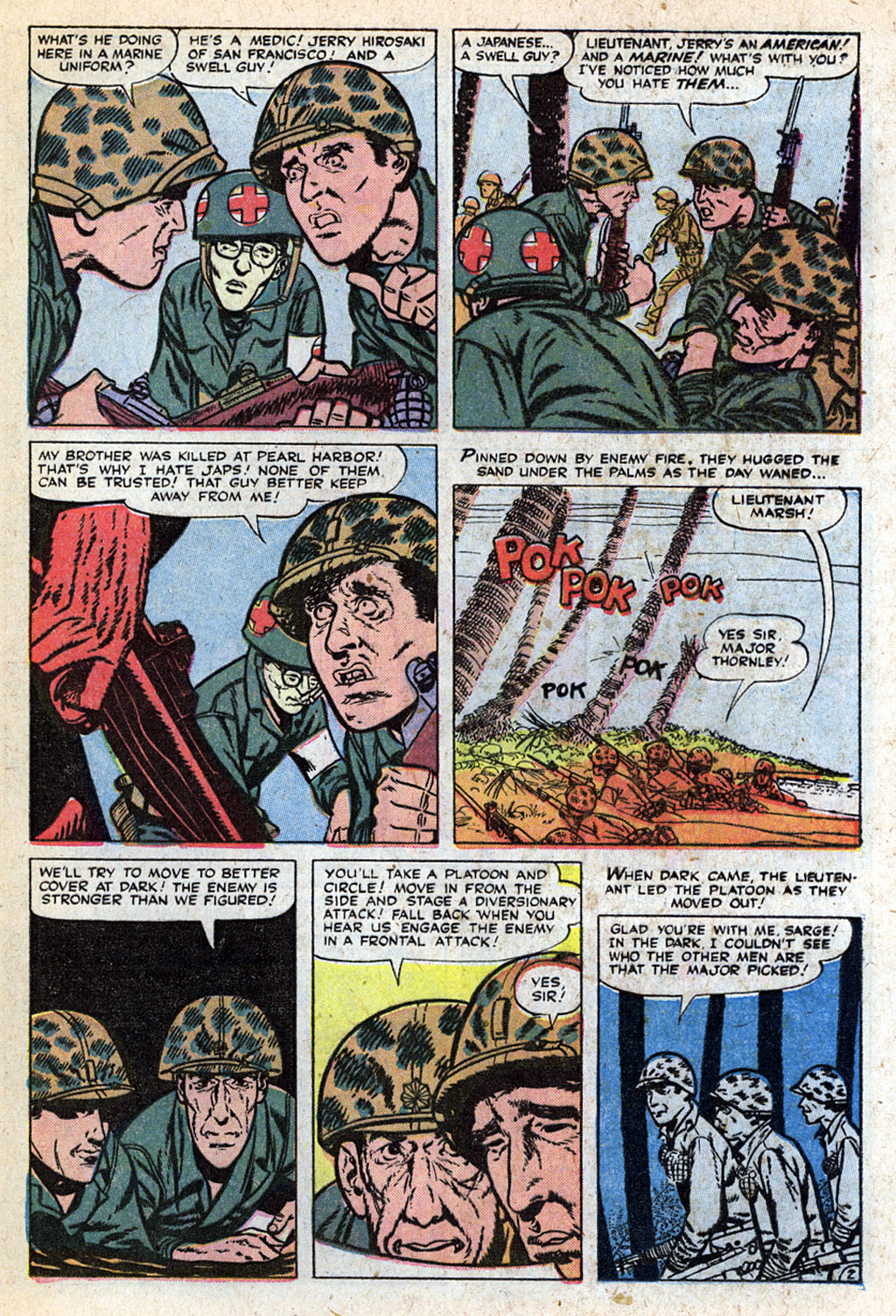 Read online Marines in Action comic -  Issue #8 - 21