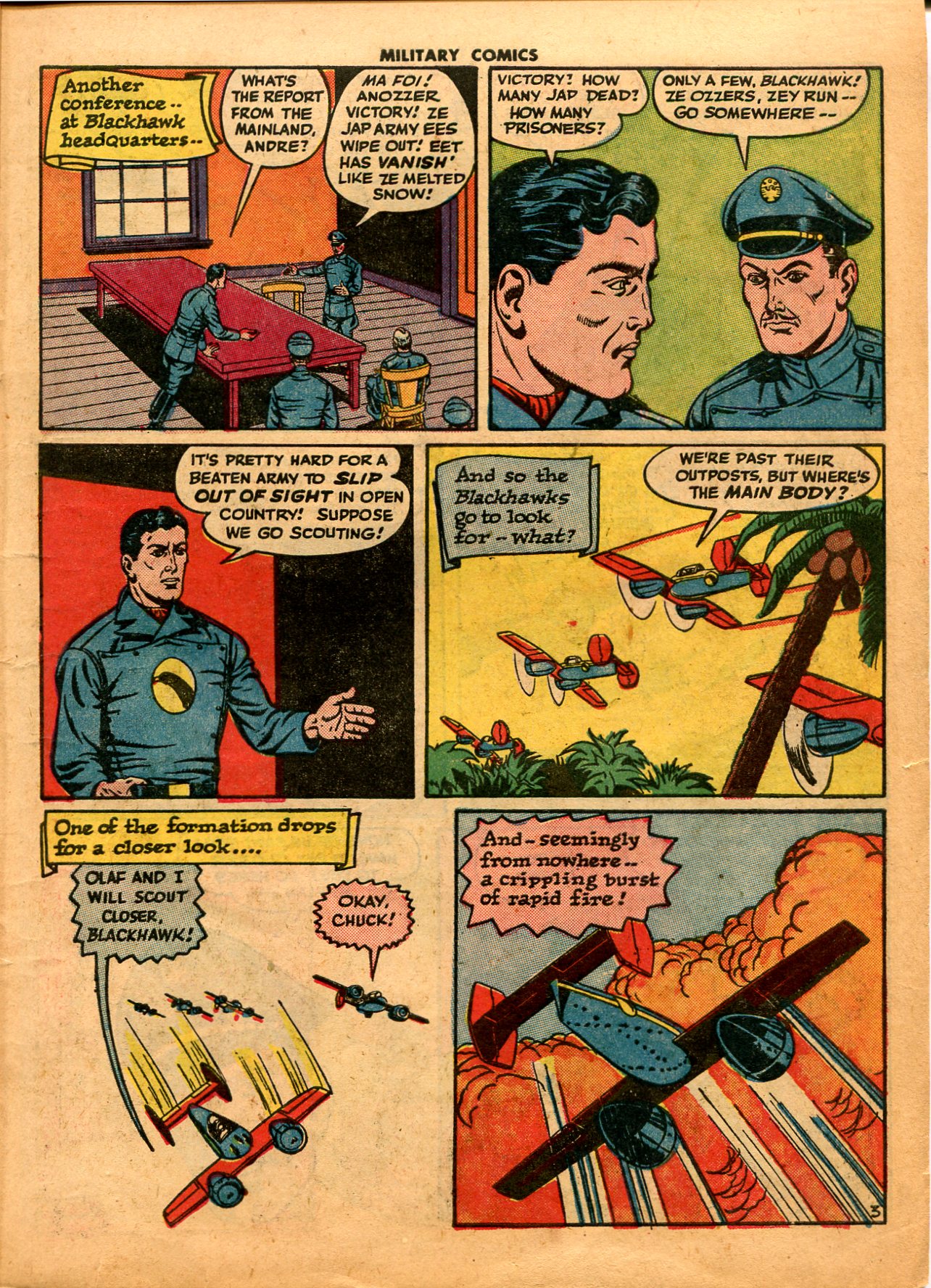 Read online Military Comics comic -  Issue #41 - 5