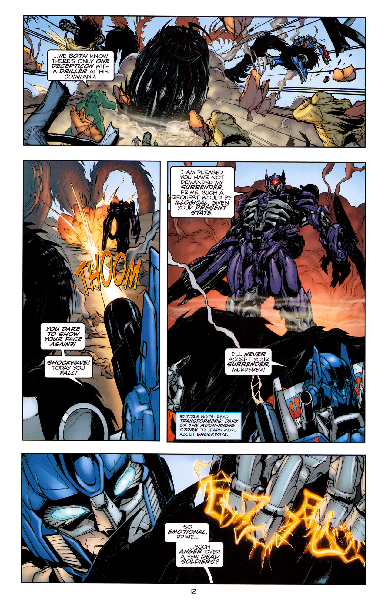 Read online Transformers: Dark of the Moon Movie Adaptation comic -  Issue #1 - 14