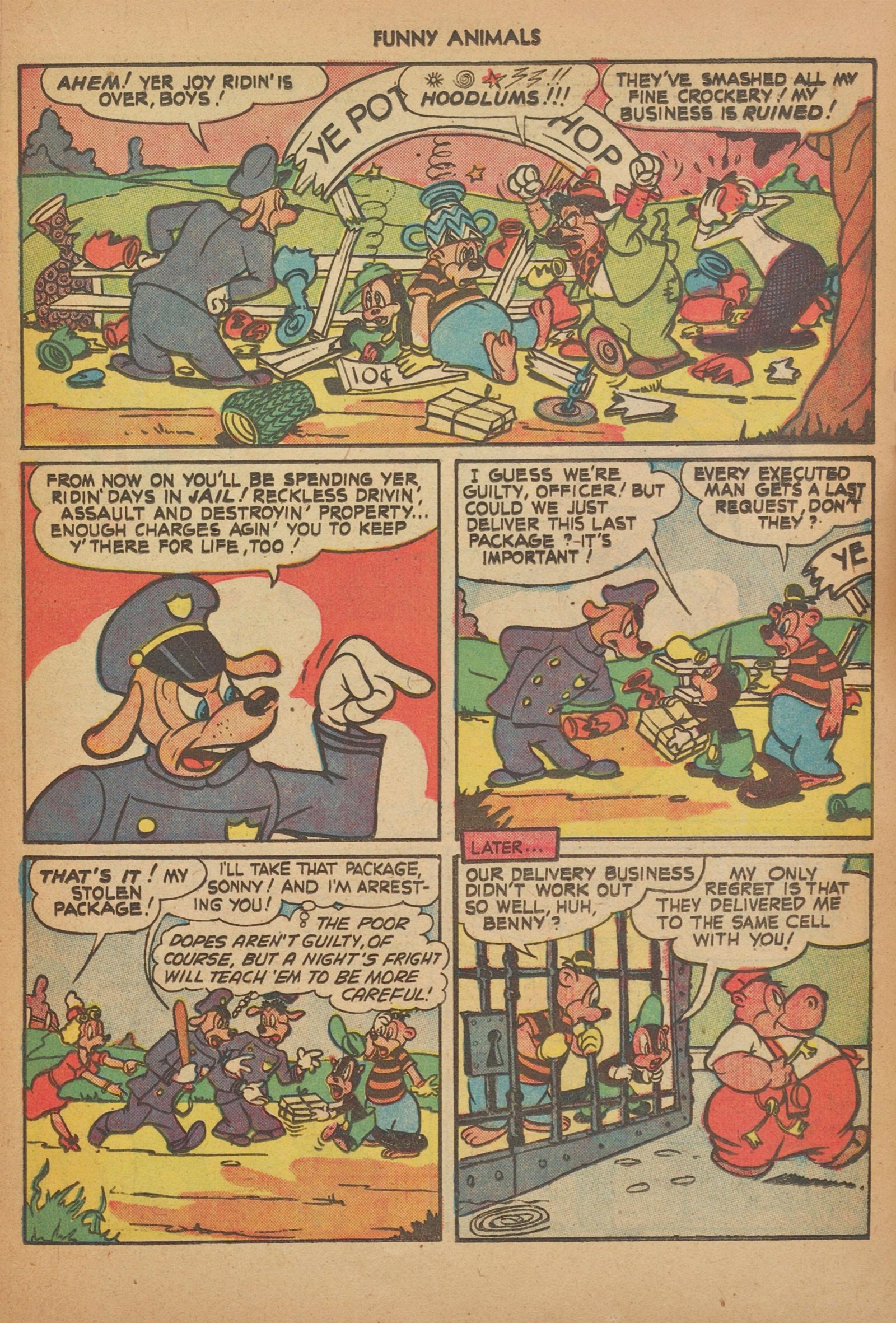 Read online Fawcett's Funny Animals comic -  Issue #62 - 21
