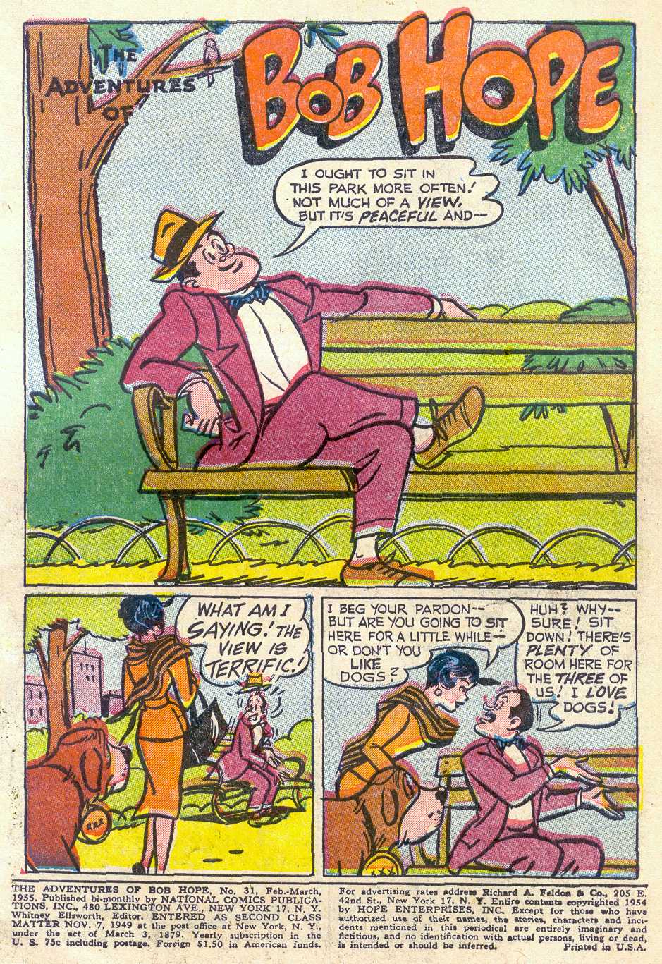 Read online The Adventures of Bob Hope comic -  Issue #31 - 3