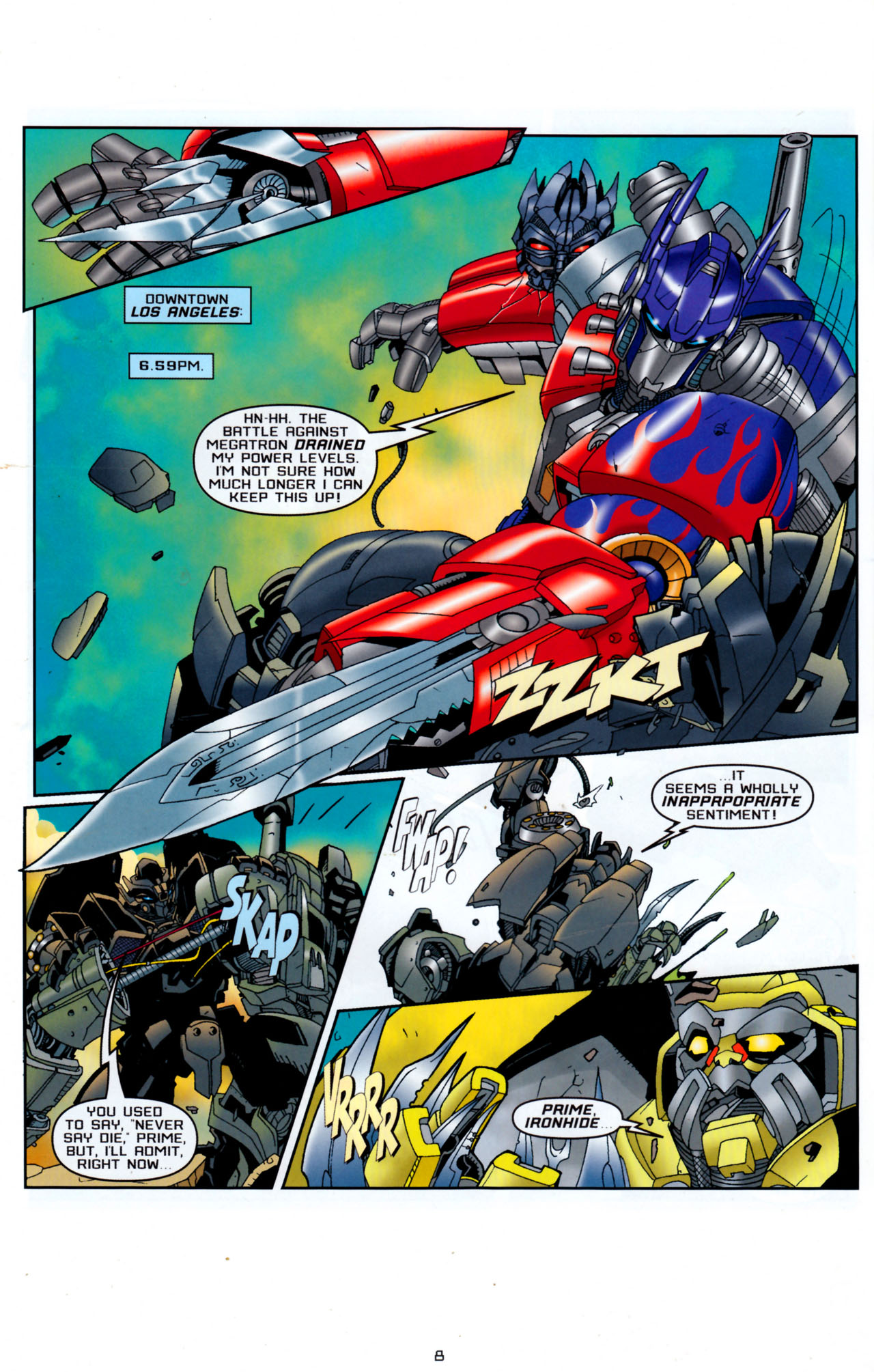 Read online Transformers: Saga of the Allspark comic -  Issue #4 - 11