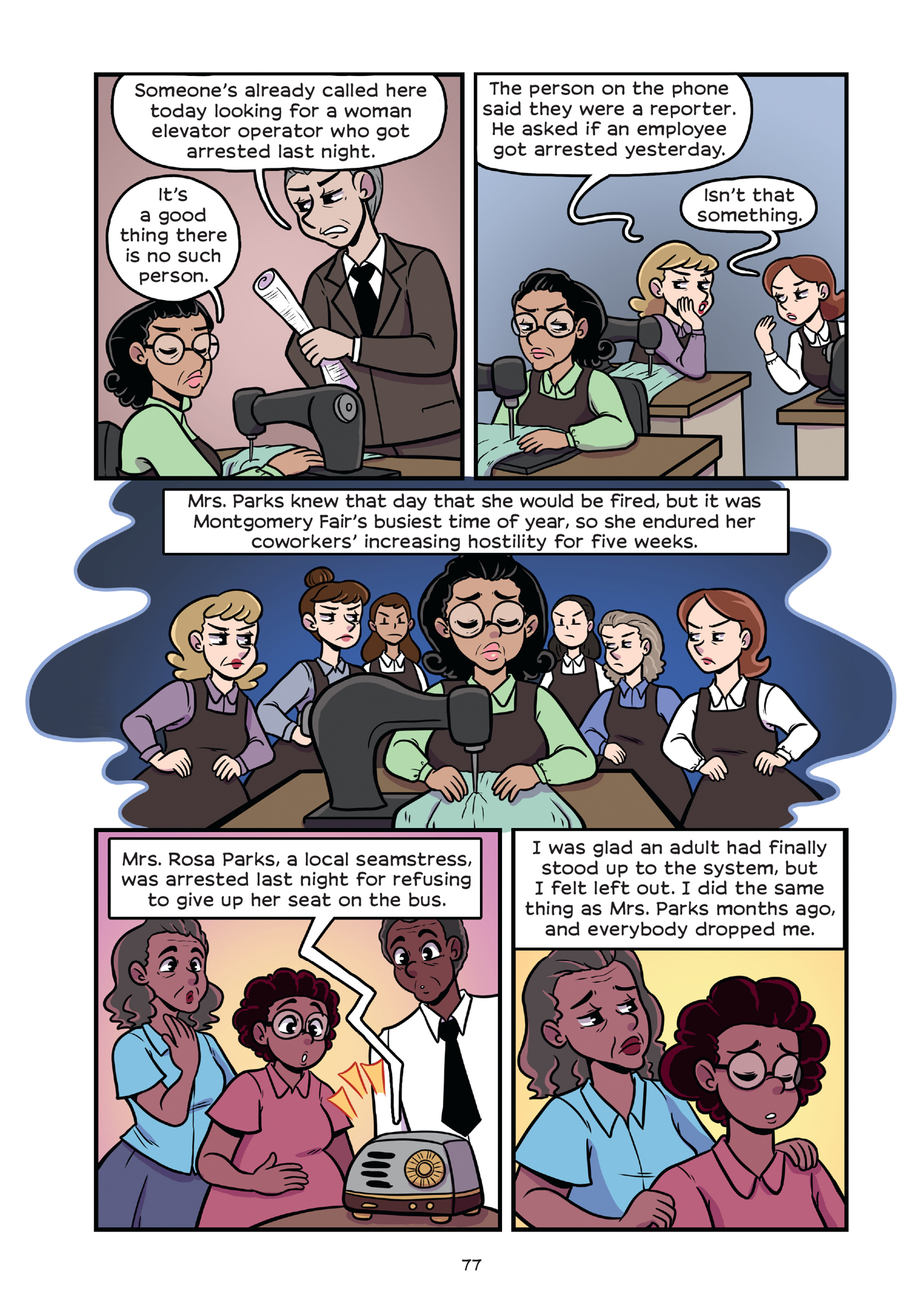 Read online History Comics comic -  Issue # Rosa Parks & Claudette Colvin - Civil Rights Heroes - 82