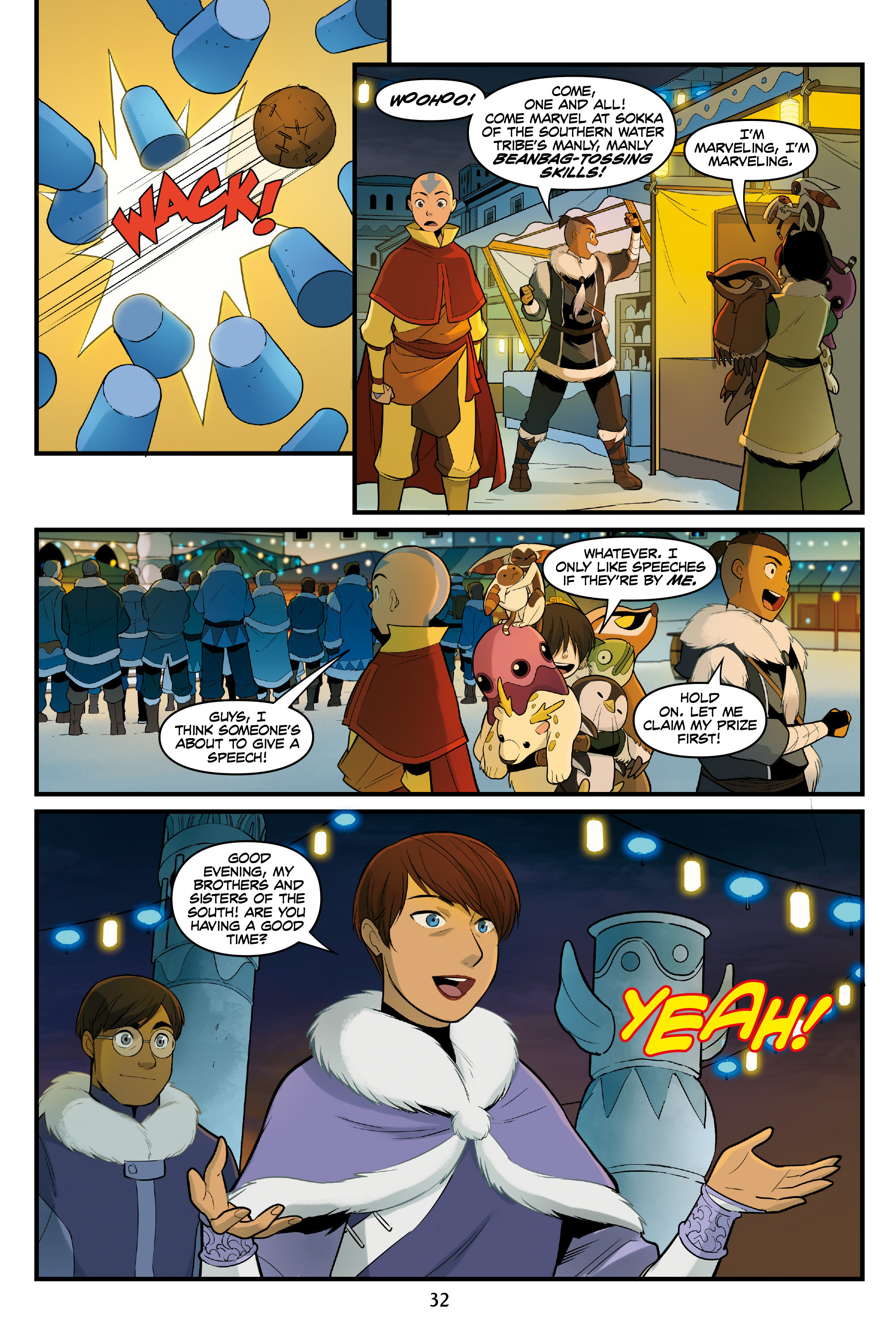 Read online Nickelodeon Avatar: The Last Airbender - North and South comic -  Issue #2 - 33