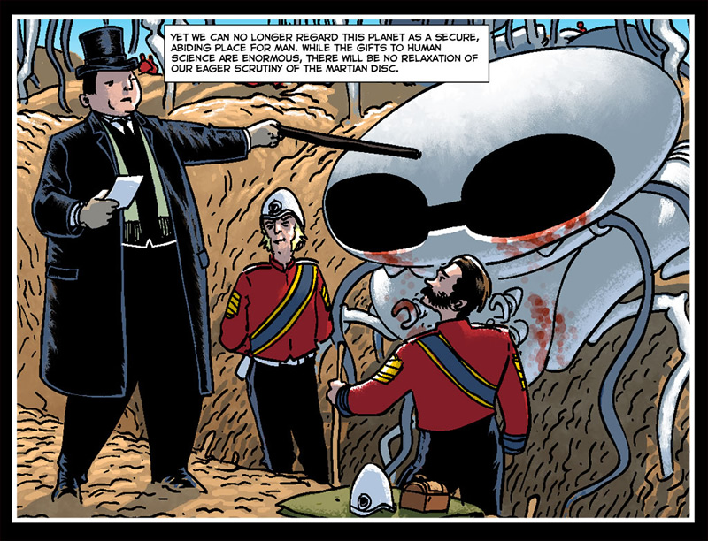 Read online H. G. Wells' The War of the Worlds comic -  Issue # TPB - 121