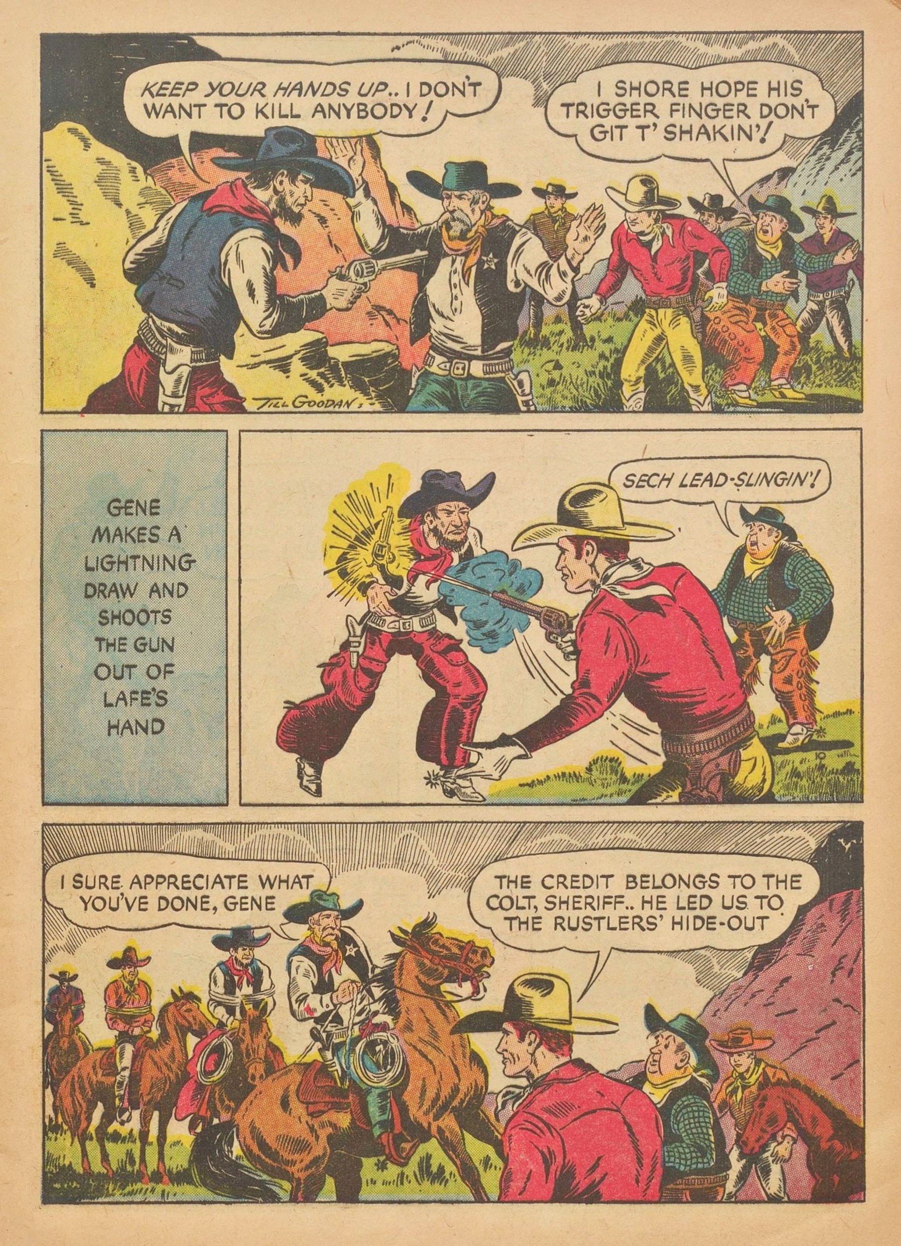 Read online Gene Autry Comics comic -  Issue #2 - 9