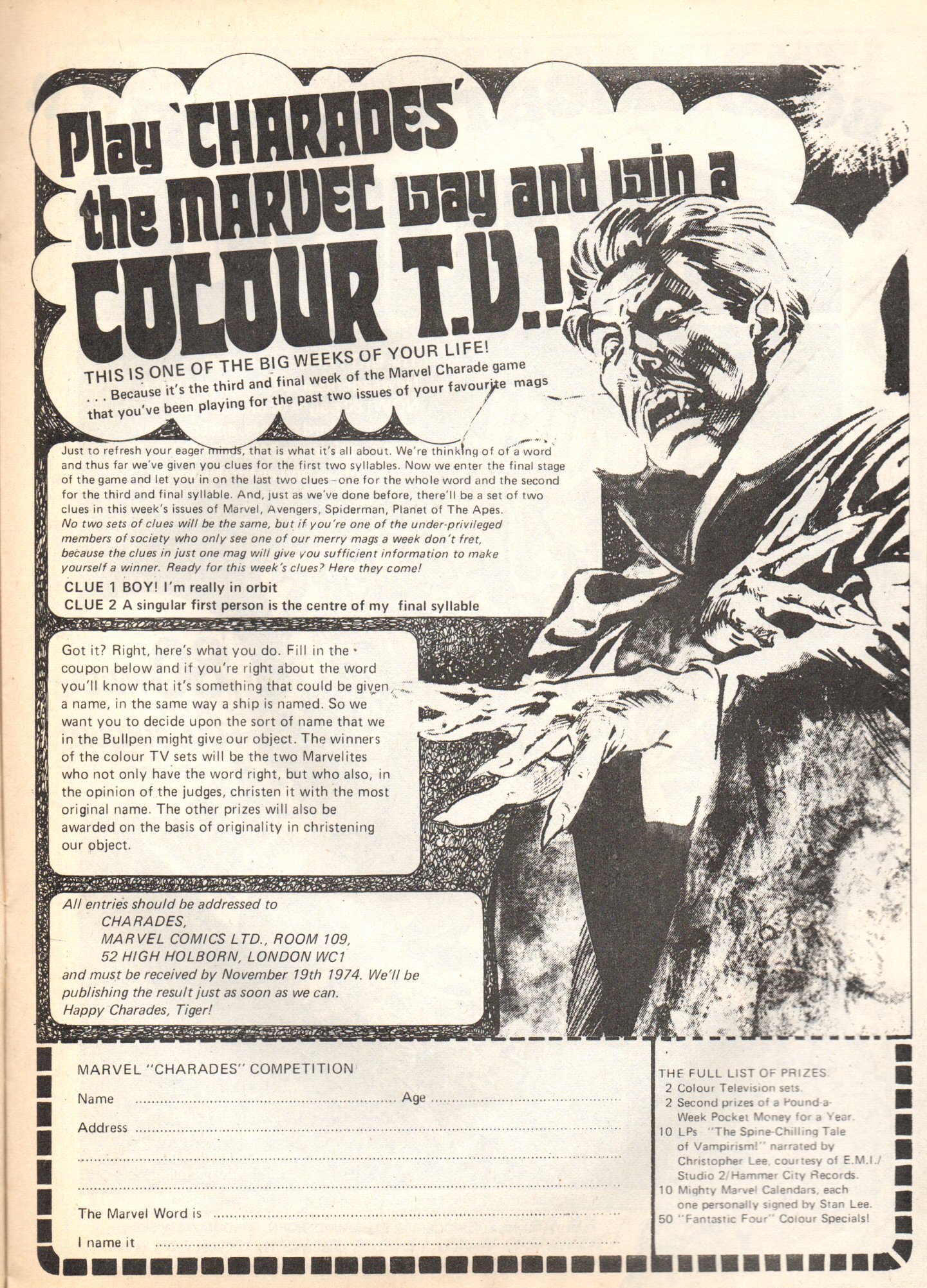 Read online Dracula Lives (1974) comic -  Issue #4 - 15