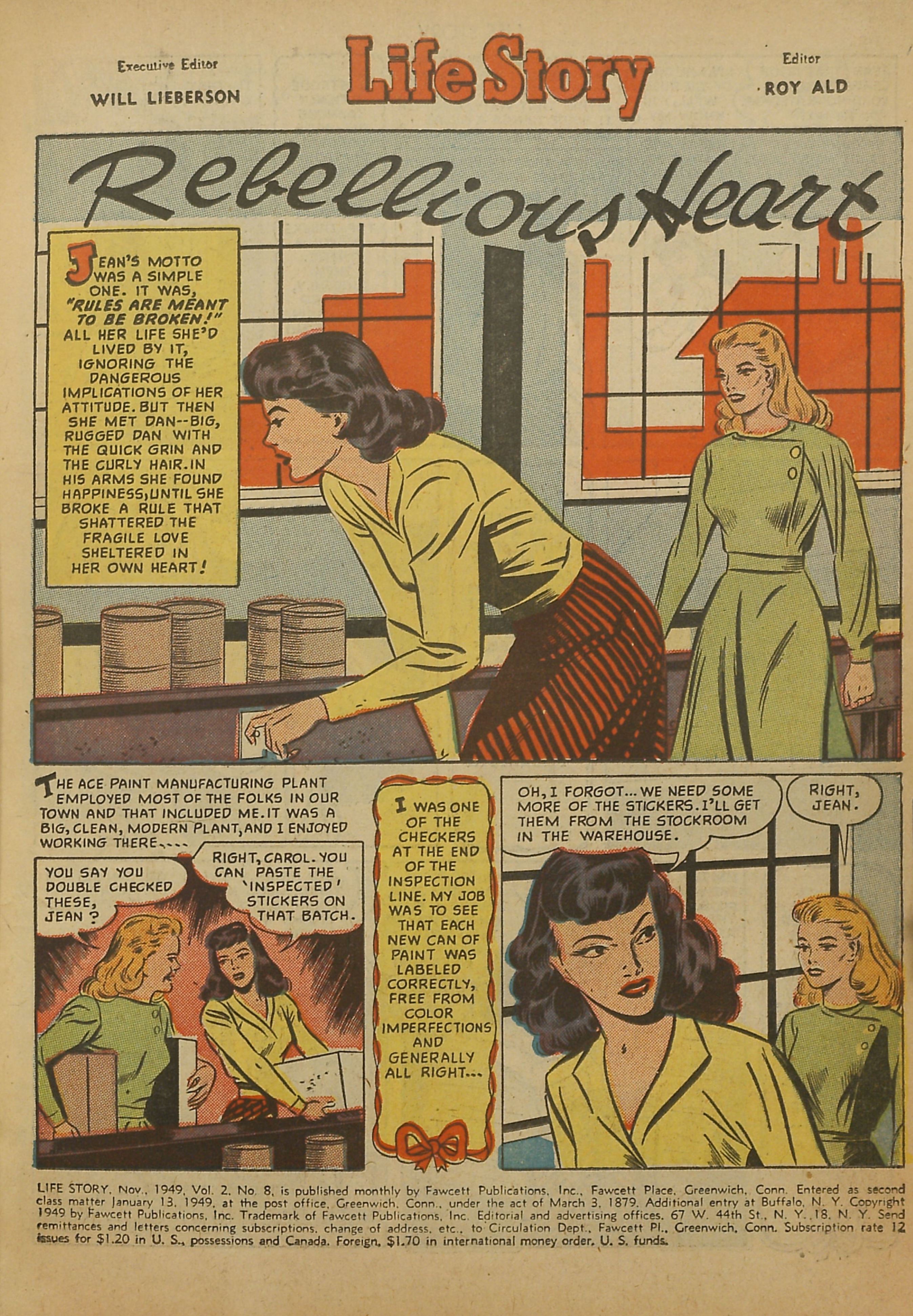 Read online Life Story comic -  Issue #8 - 3