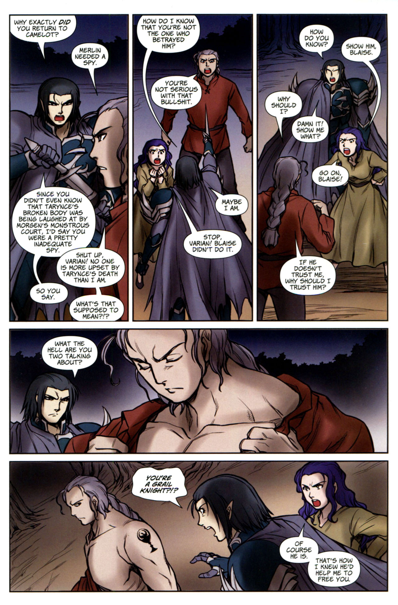 Read online Lords of Avalon: Knight of Darkness comic -  Issue #3 - 15