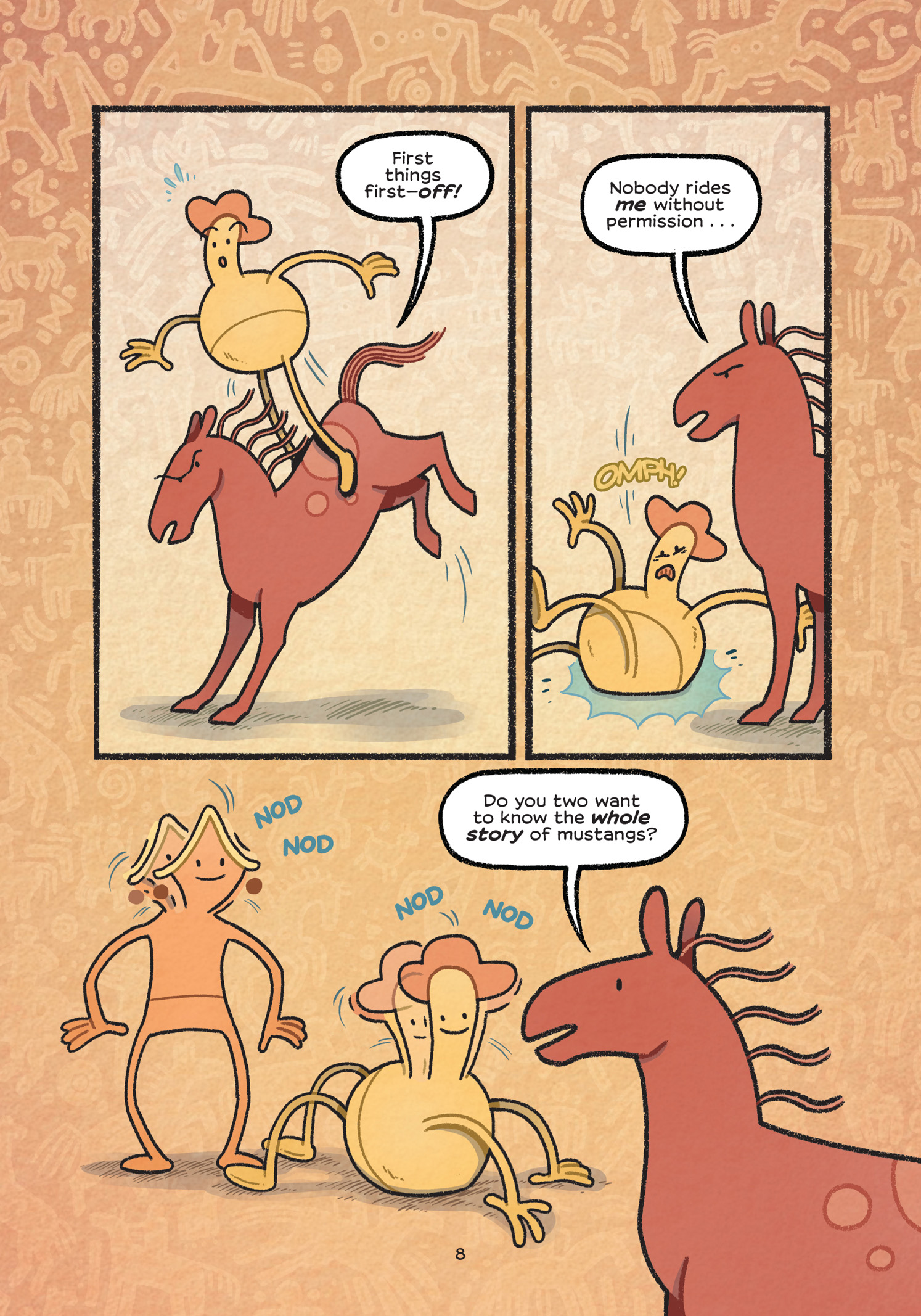 Read online History Comics comic -  Issue # The Wild Mustang - Horses of the American West - 16