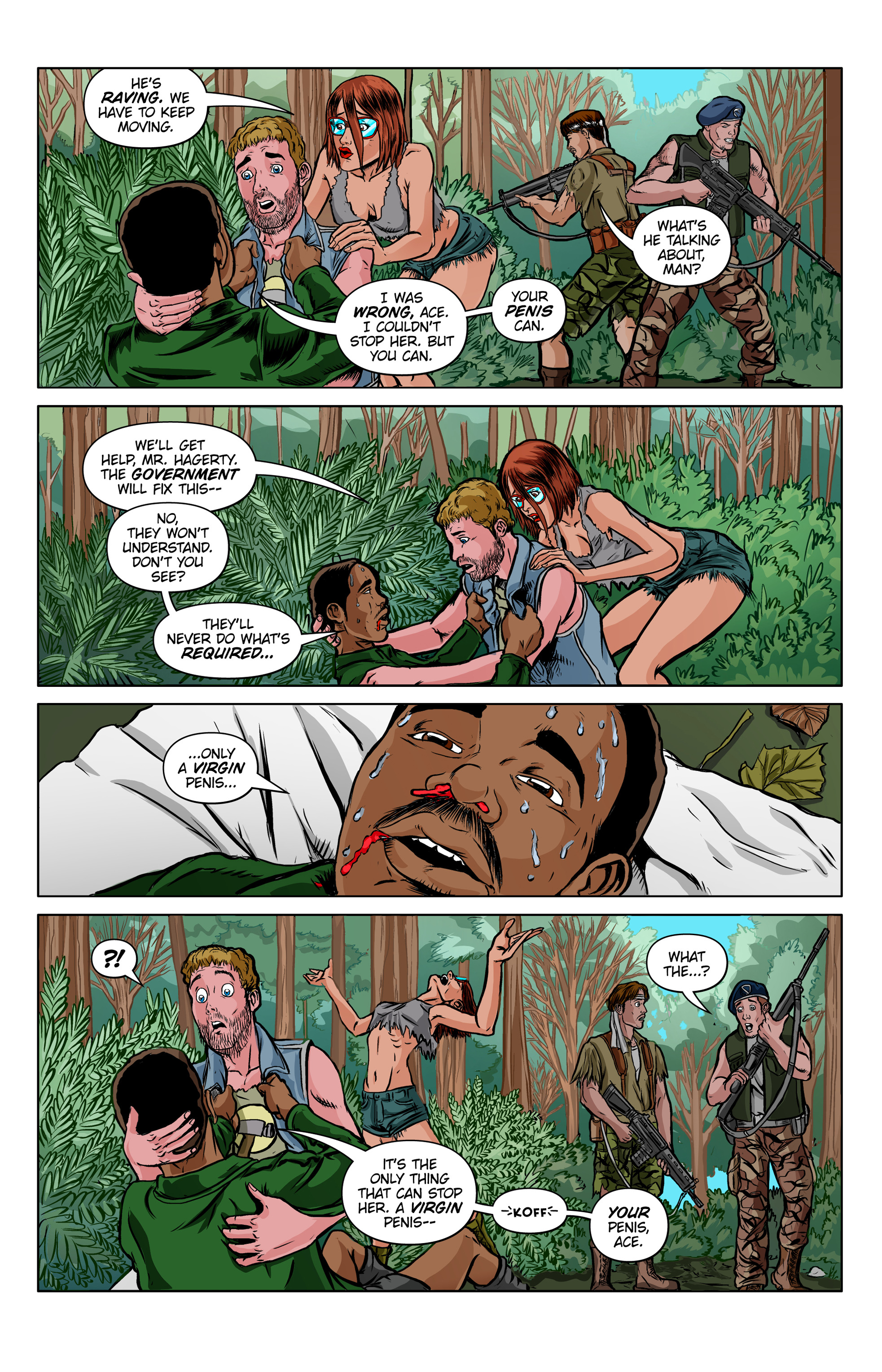 Read online Lesbian Zombies from Outer Space comic -  Issue #5 - 15