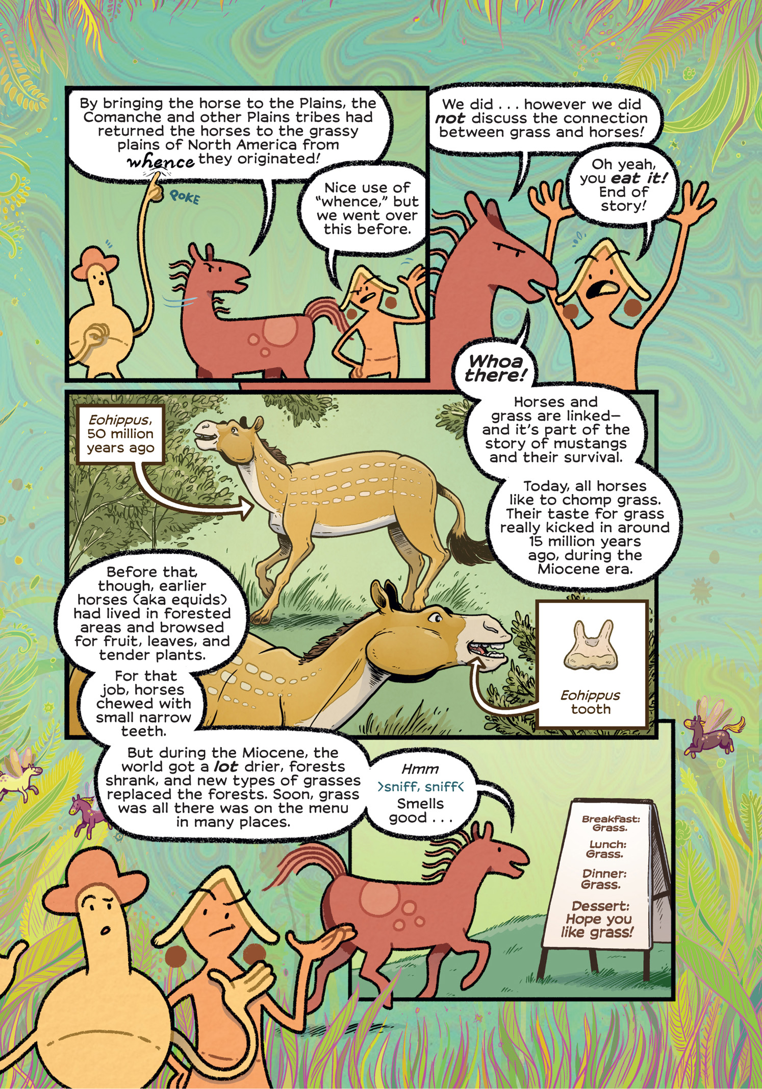 Read online History Comics comic -  Issue # The Wild Mustang - Horses of the American West - 51