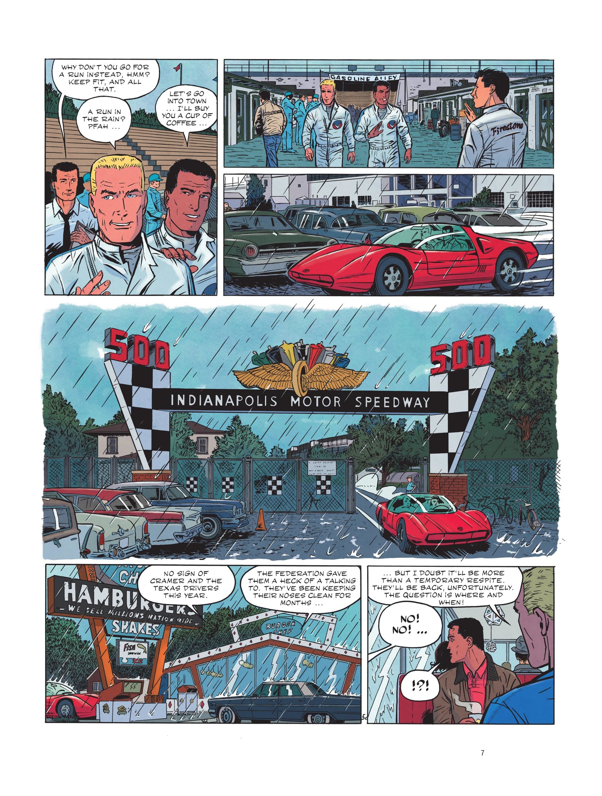 Read online Michel Vaillant: Legendary Races: In the Hell of Indianapolis comic -  Issue # Full - 9
