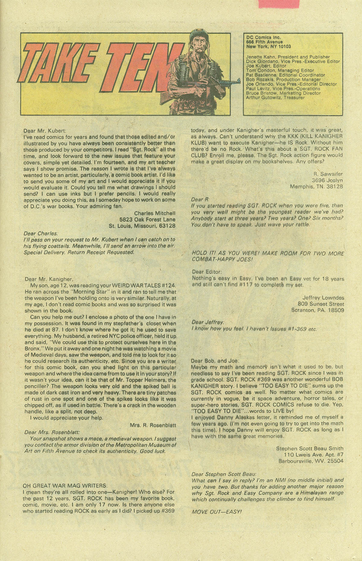 Read online Sgt. Rock comic -  Issue #388 - 20