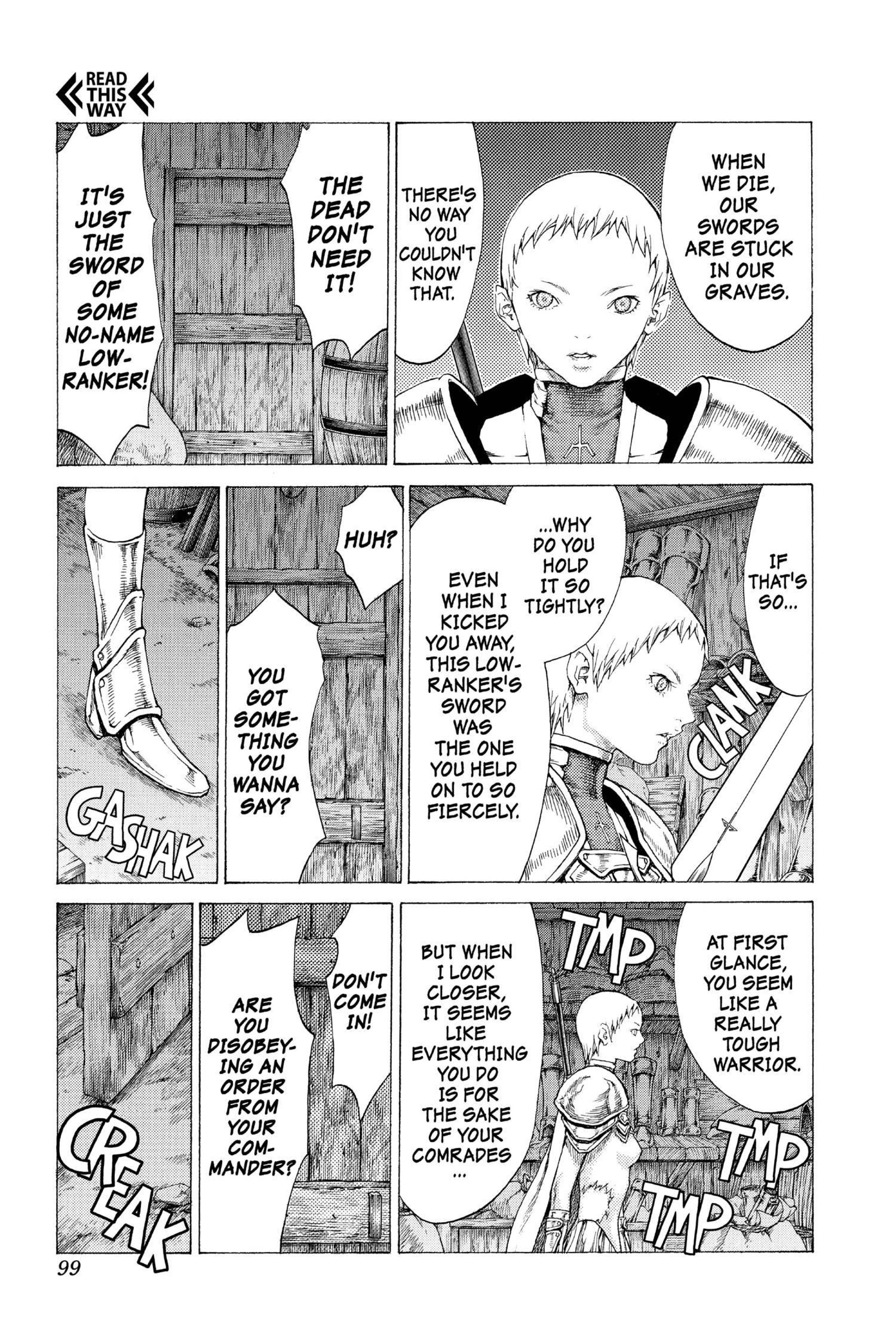 Read online Claymore comic -  Issue #10 - 92
