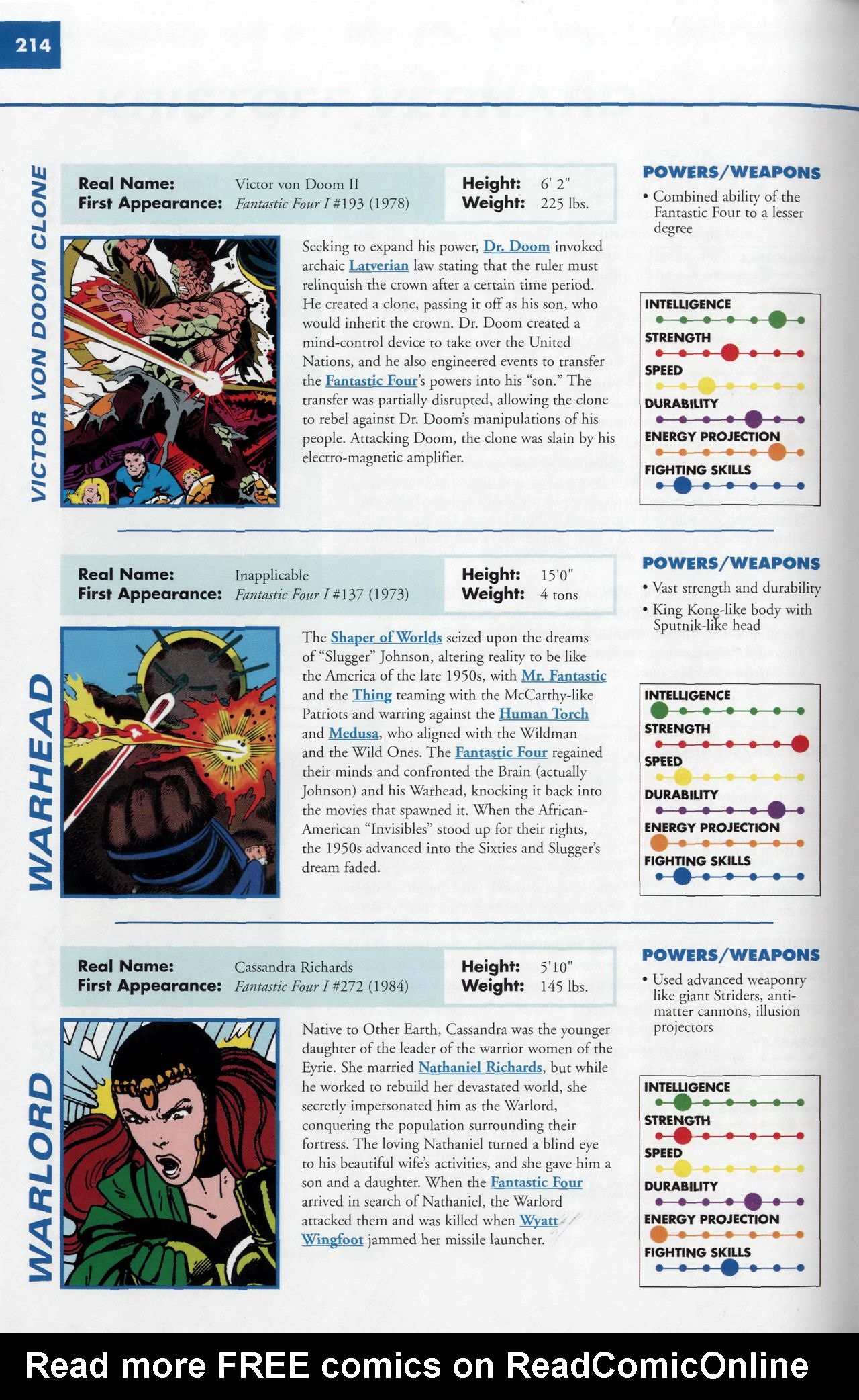 Read online Marvel Encyclopedia comic -  Issue # TPB 6 - 217