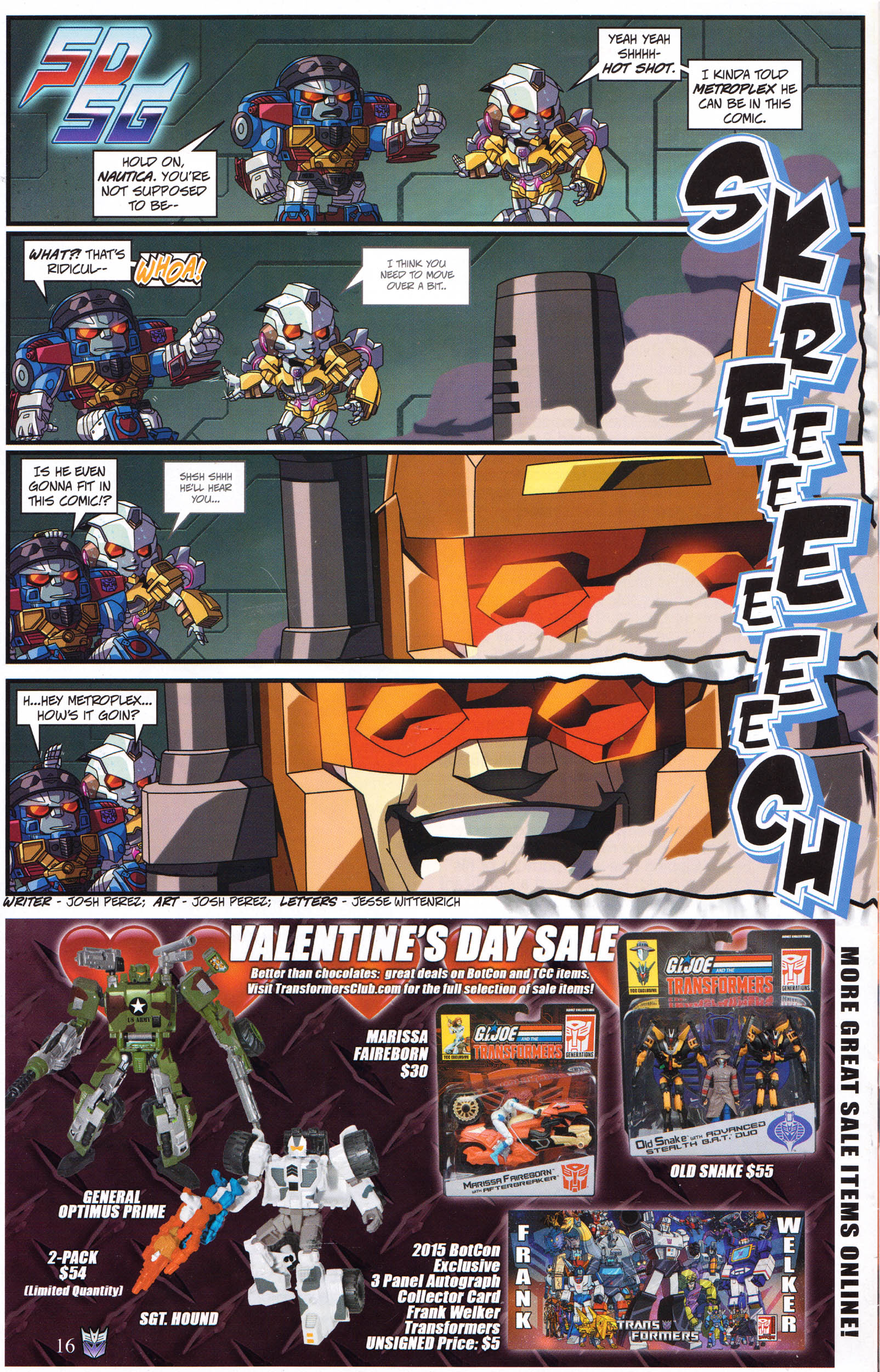 Read online Transformers: Collectors' Club comic -  Issue #67 - 16
