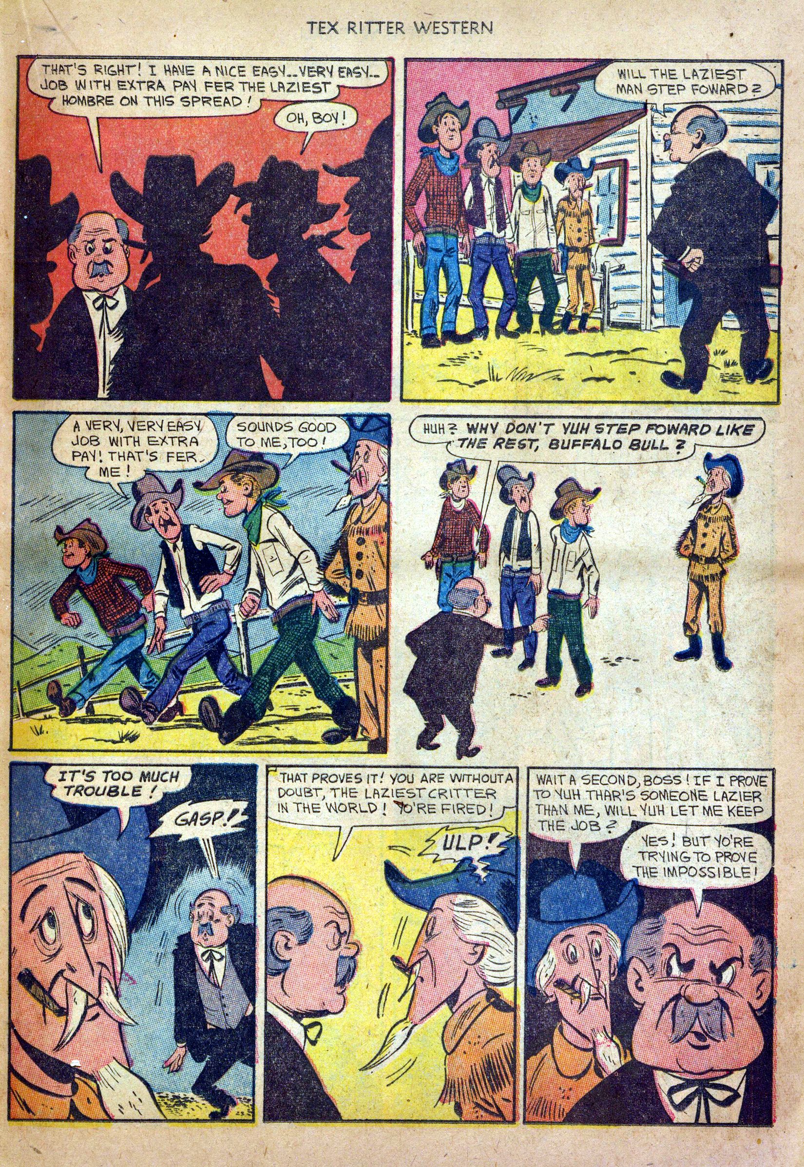 Read online Tex Ritter Western comic -  Issue #20 - 19