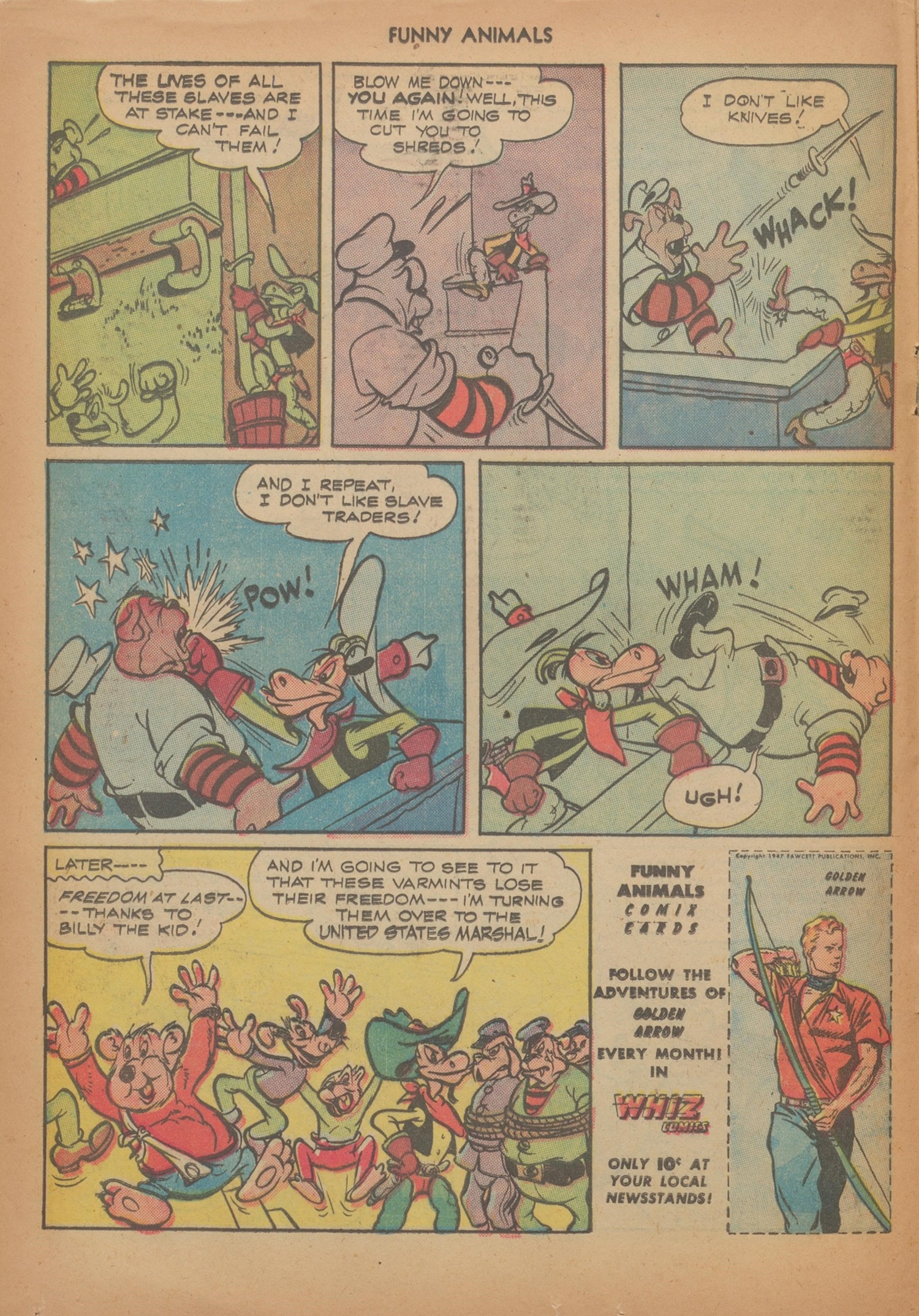 Read online Fawcett's Funny Animals comic -  Issue #58 - 16