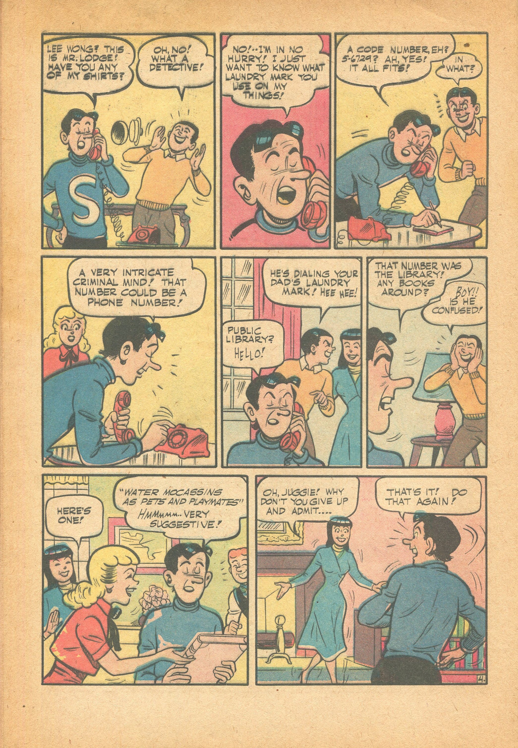 Read online Archie's Pal Jughead Comics comic -  Issue #46 - 32
