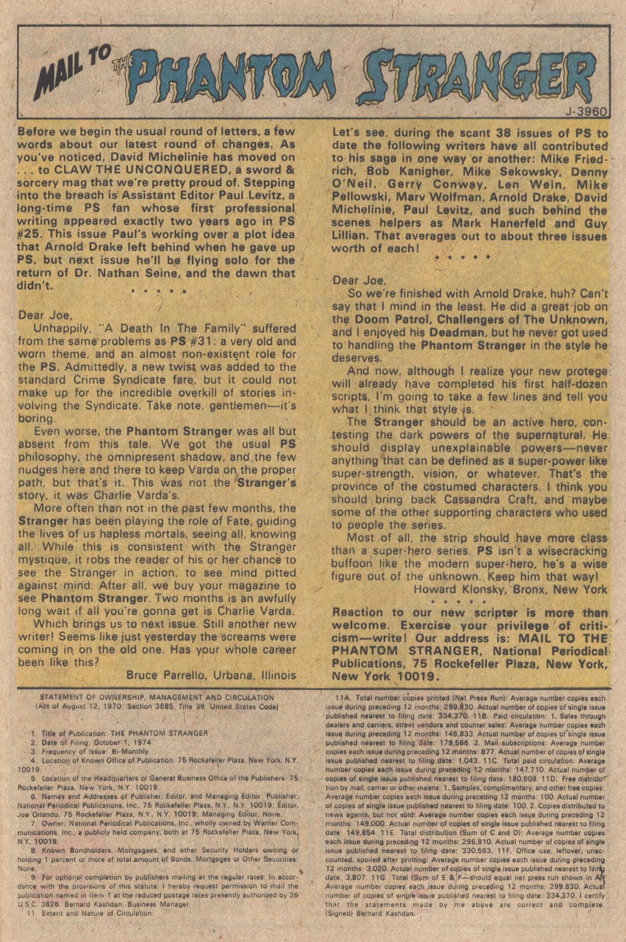Read online The Phantom Stranger (1969) comic -  Issue #37 - 33