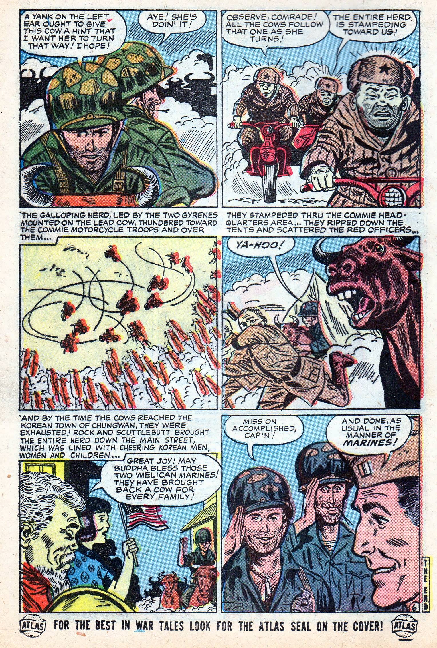 Read online Marines in Action comic -  Issue #4 - 8