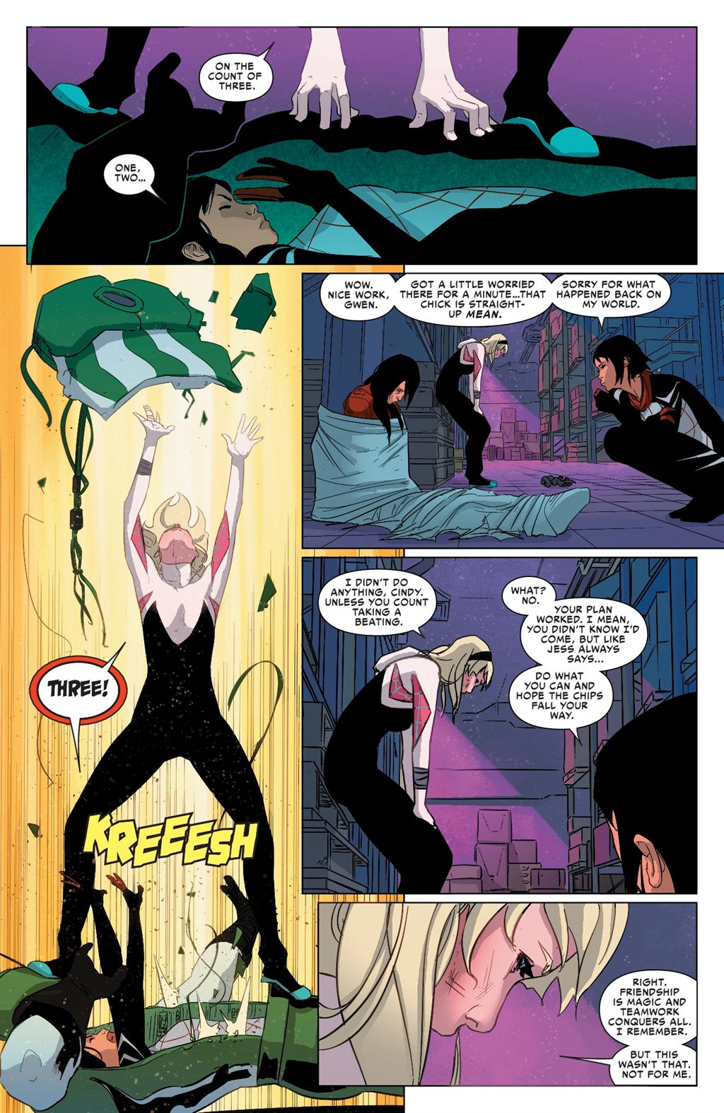 Read online Spider-Gwen: Ghost-Spider Modern Era Epic Collection: Edge of Spider-Verse comic -  Issue # TPB (Part 5) - 32