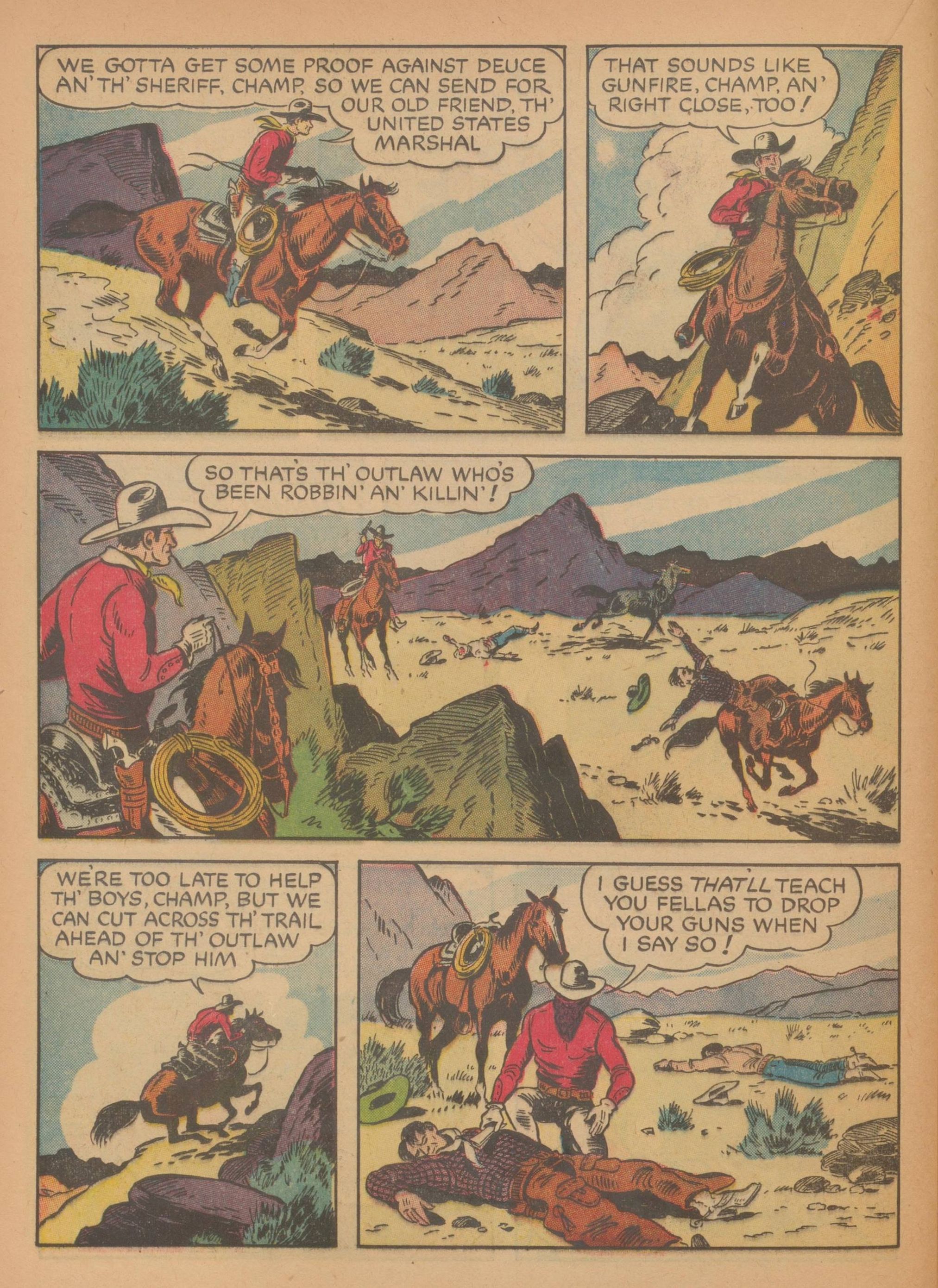 Read online Gene Autry Comics comic -  Issue #4 - 46