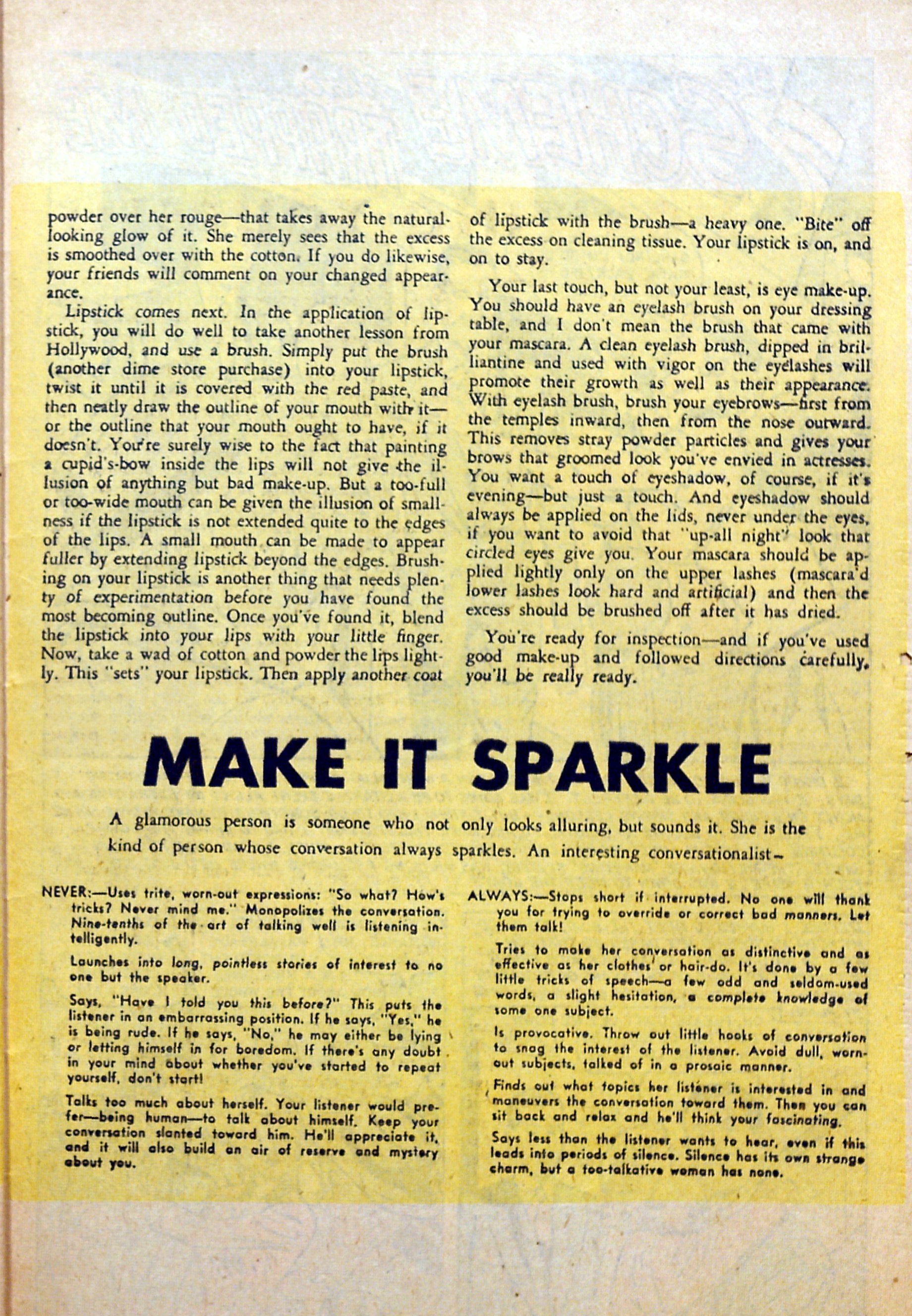 Read online Glamorous Romances comic -  Issue #67 - 27