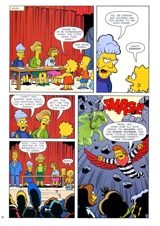 Read online Bongo Comics Free-For-All! comic -  Issue #2008 - 9