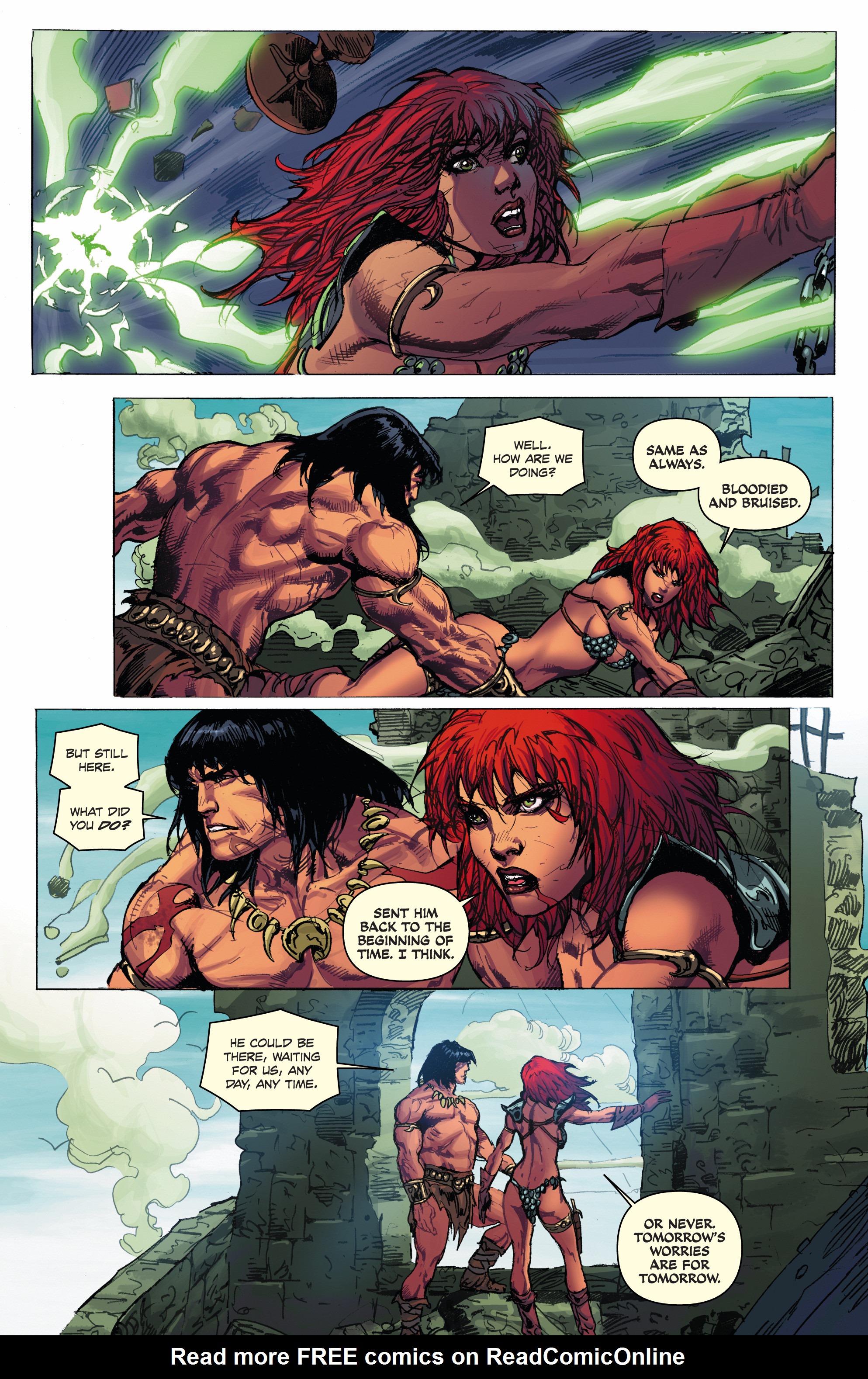Read online Red Sonja/Conan comic -  Issue #4 - 22