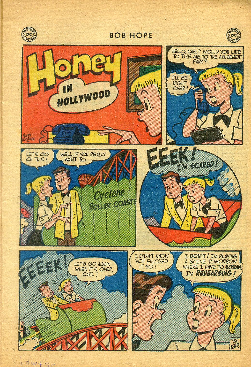 Read online The Adventures of Bob Hope comic -  Issue #28 - 13