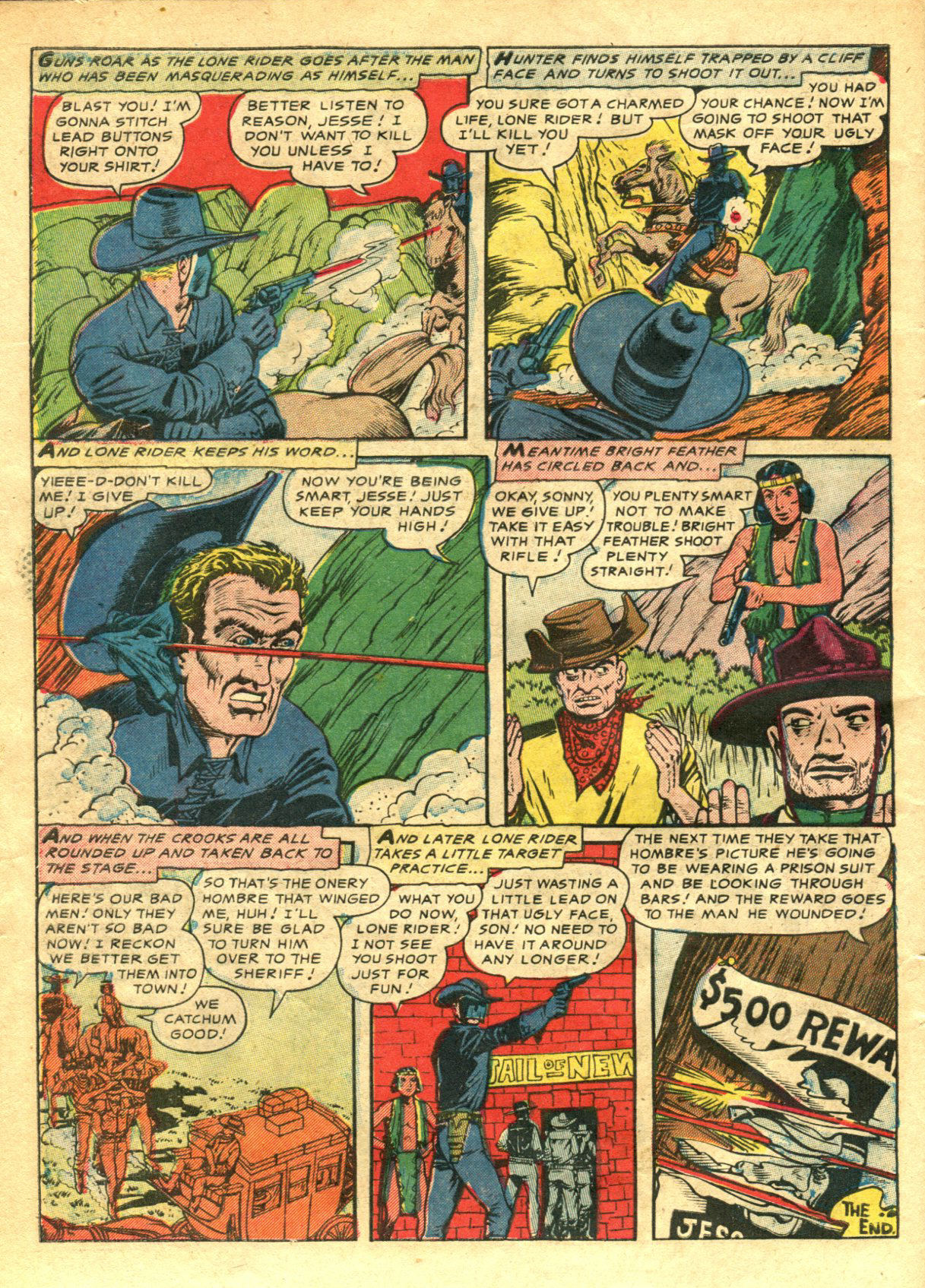 Read online Swift Arrow (1954) comic -  Issue #3 - 25