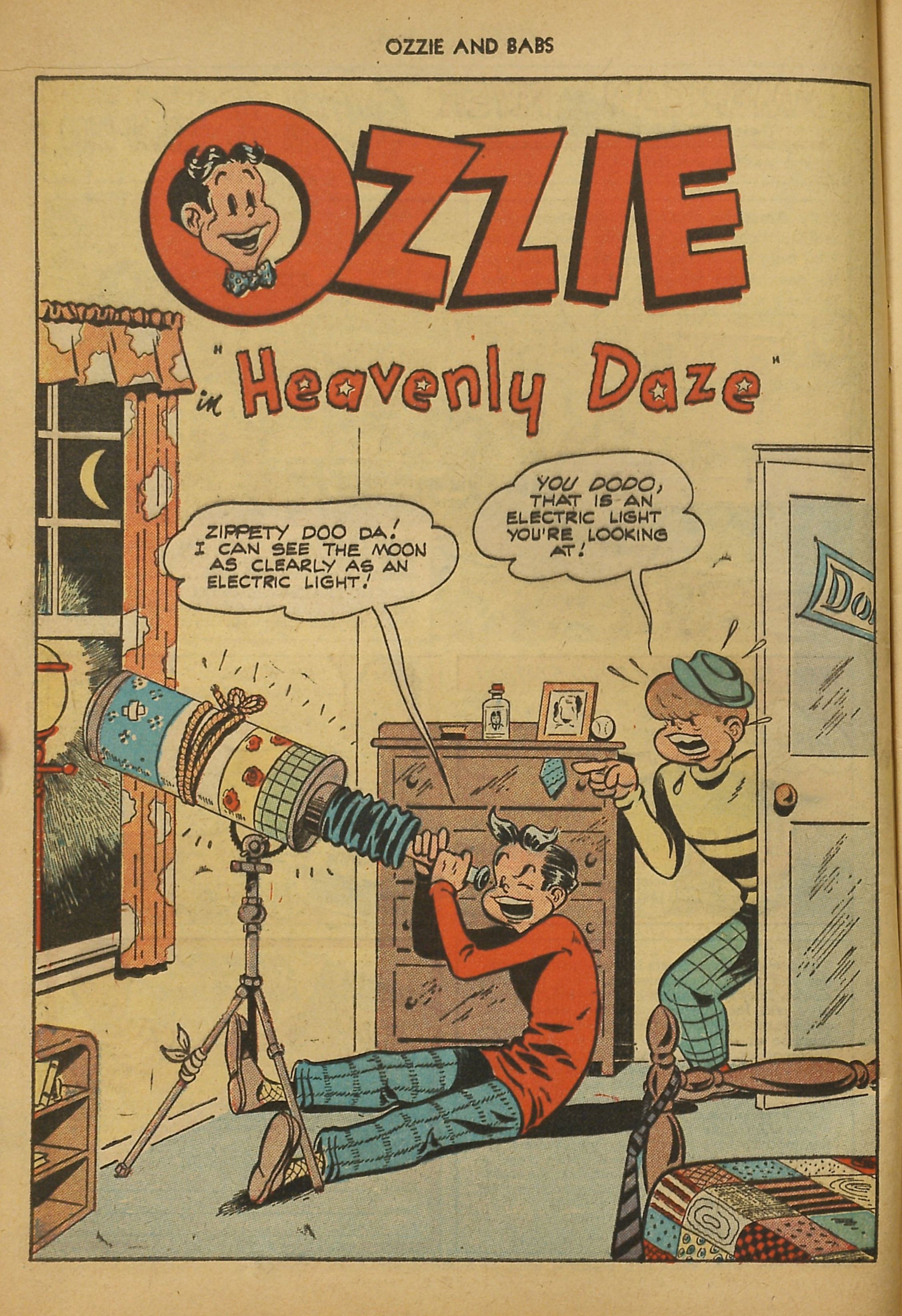 Read online Ozzie And Babs comic -  Issue #6 - 16