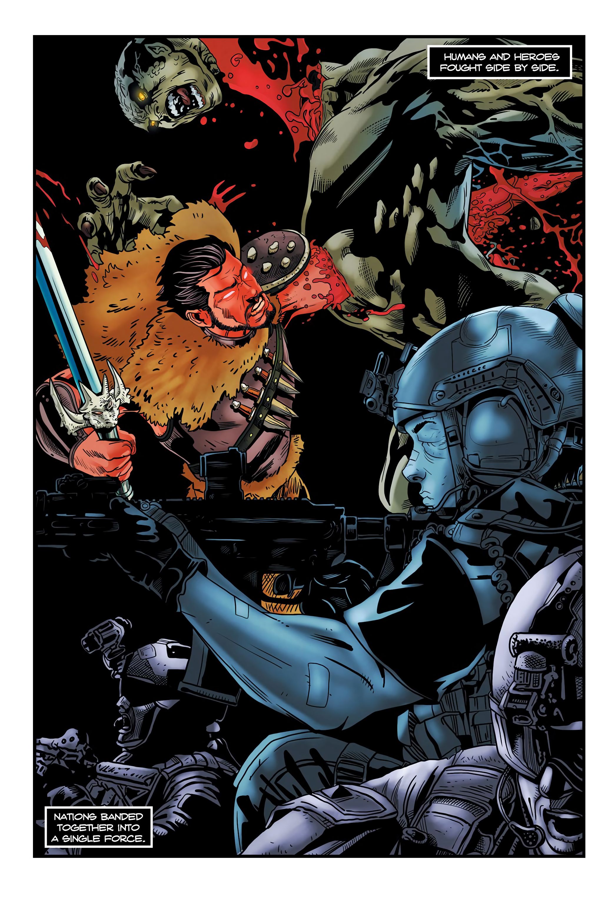 Read online Dinosaur Warrior comic -  Issue # TPB - 127