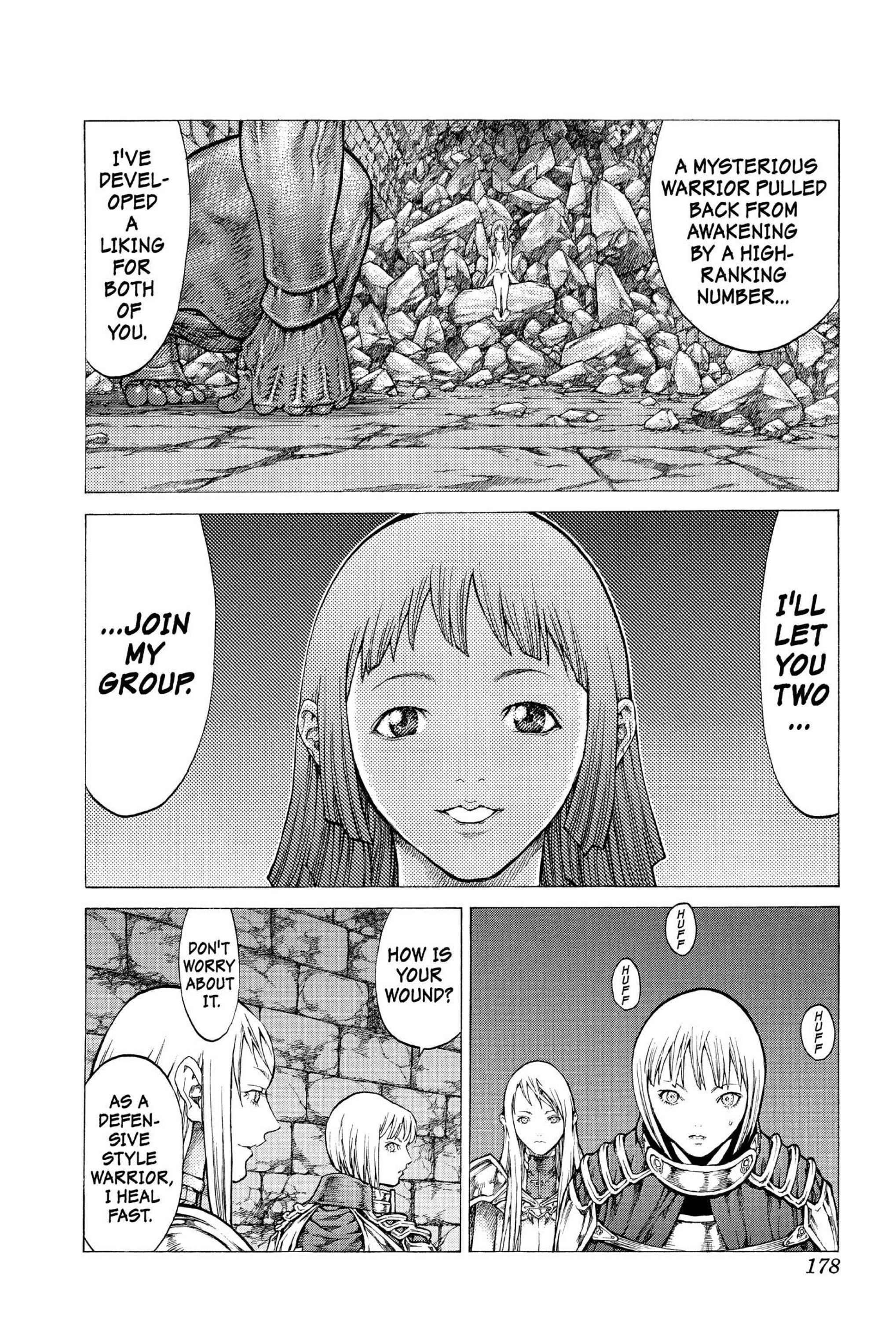 Read online Claymore comic -  Issue #8 - 166