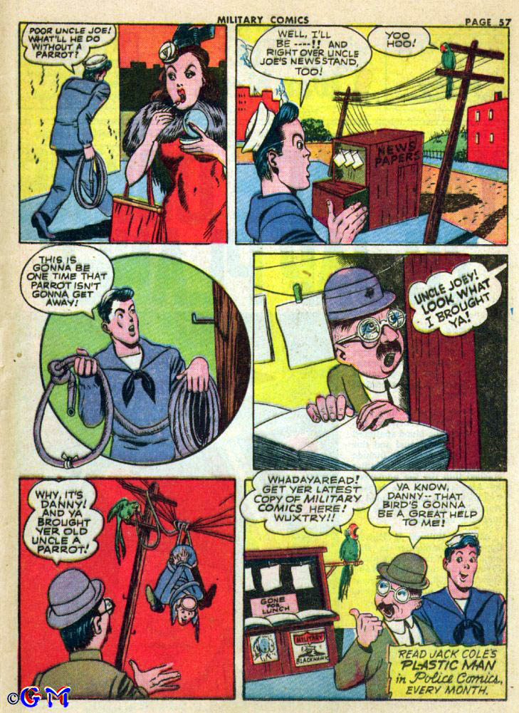 Read online Military Comics comic -  Issue #23 - 59