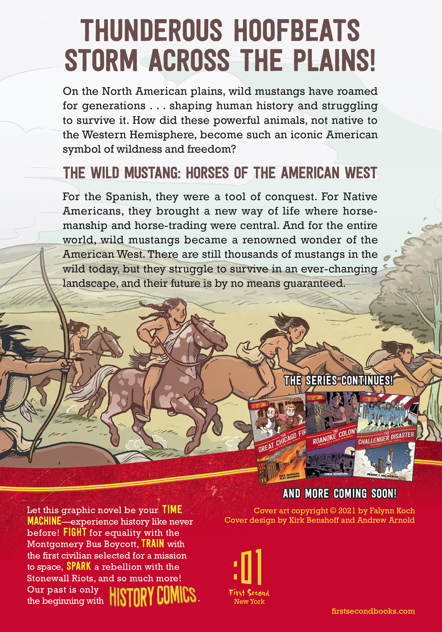 Read online History Comics comic -  Issue # The Wild Mustang - Horses of the American West - 126