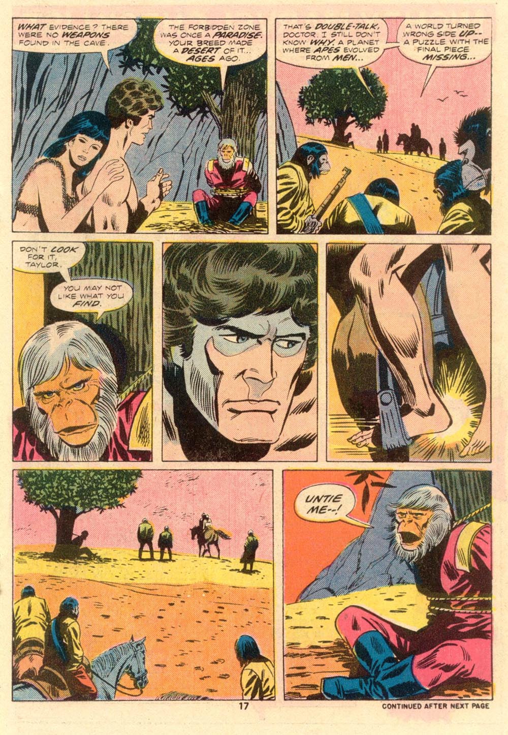 Read online Adventures on the Planet of the Apes comic -  Issue #6 - 12