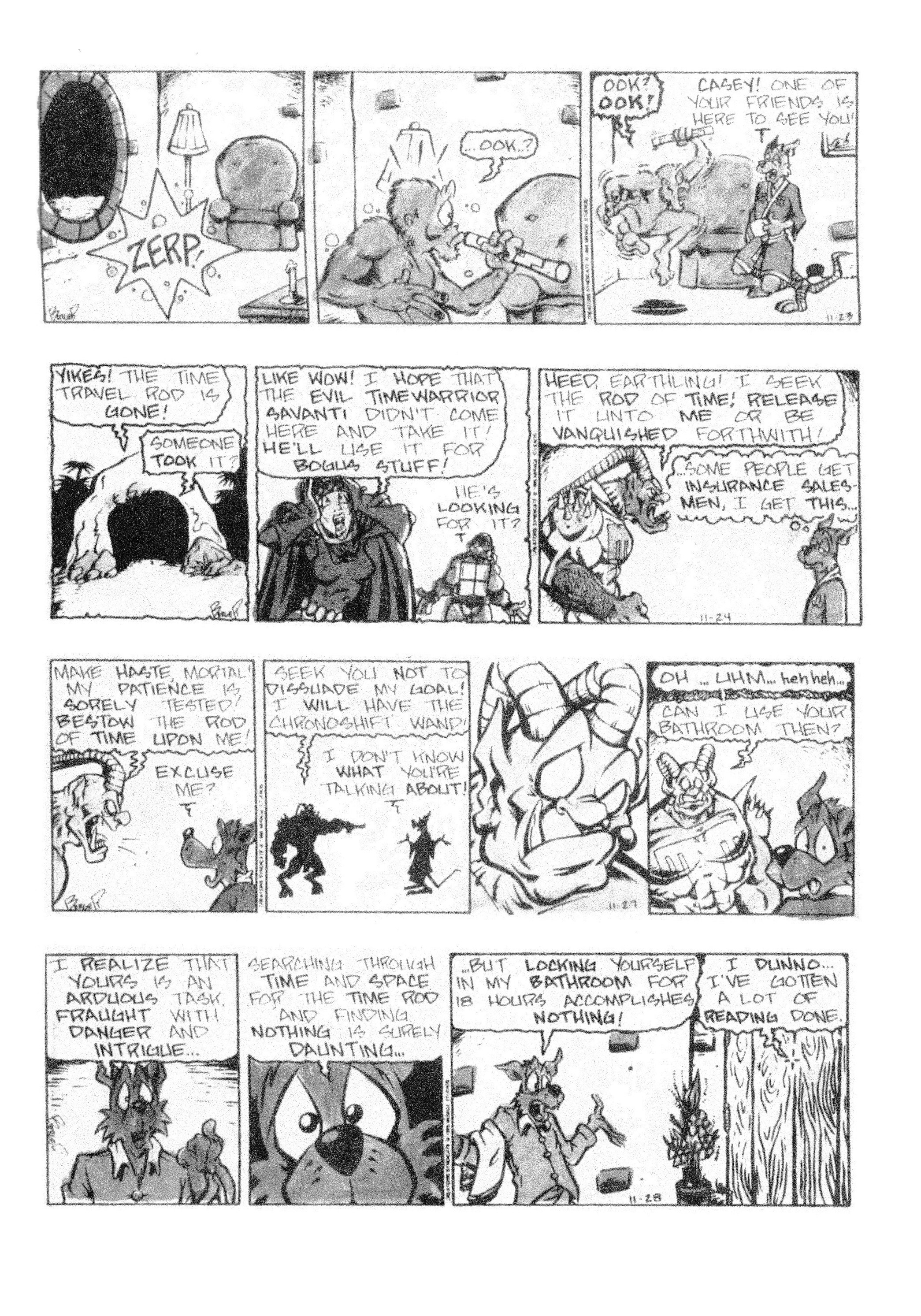 Read online Teenage Mutant Ninja Turtles: Complete Newspaper Daily Comic Strip Collection comic -  Issue # TPB 3 (Part 2) - 27