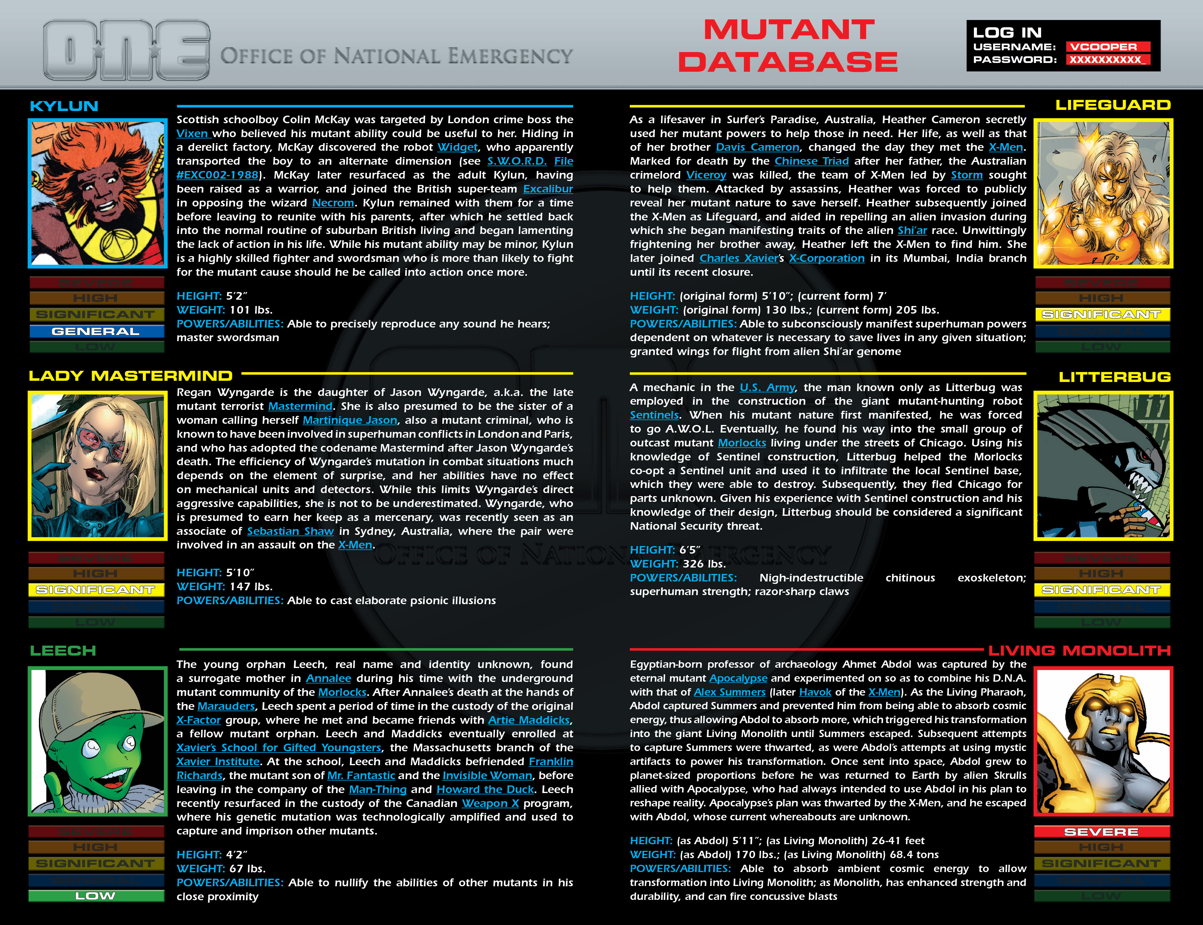 Read online X-Men: The 198 Files comic -  Issue # Full - 13
