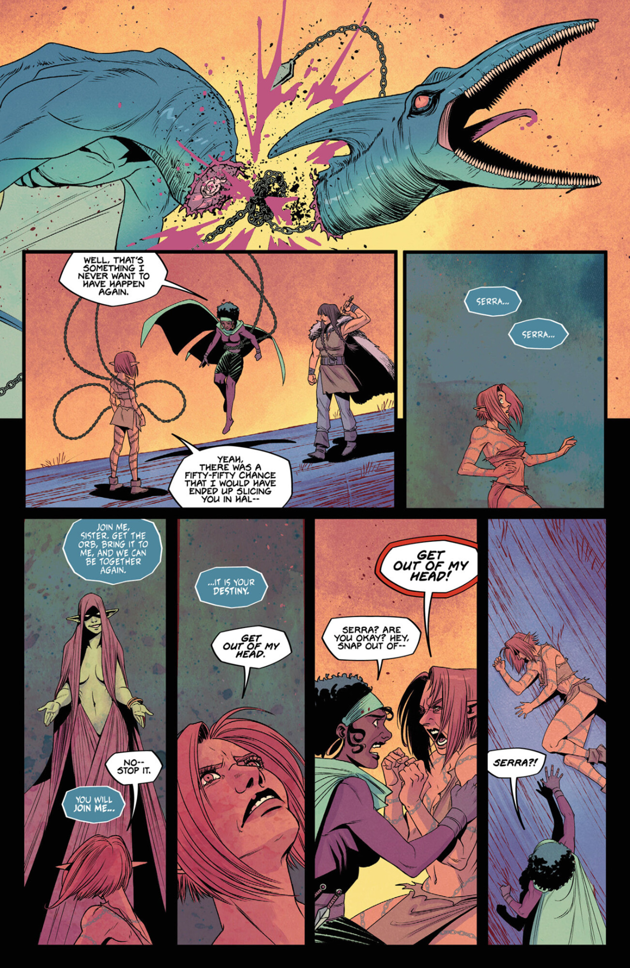 Read online Queen of Swords: A Barbaric Story comic -  Issue #2 - 10