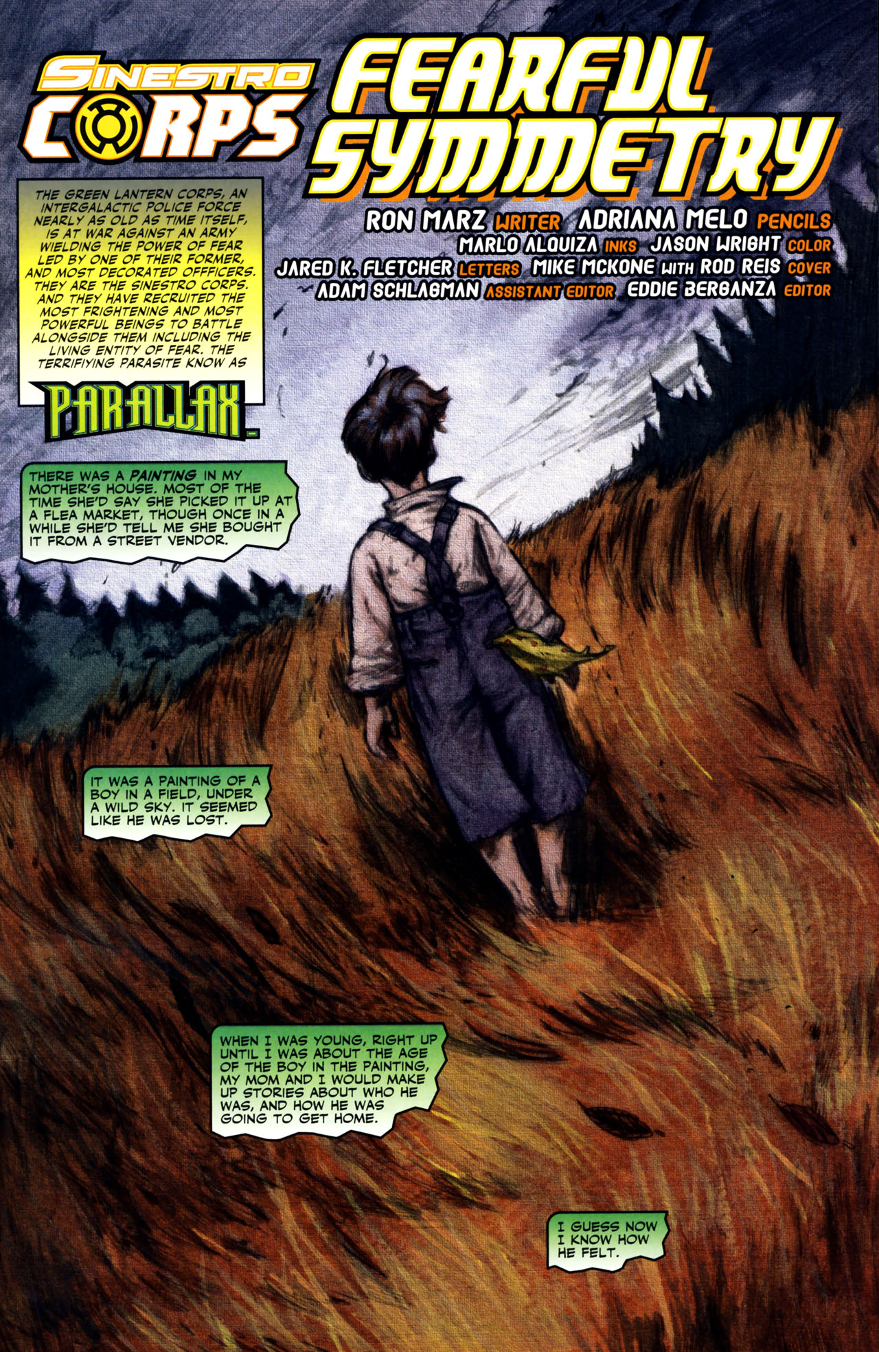 Read online Tales of the Sinestro Corps: Parallax comic -  Issue # Full - 2