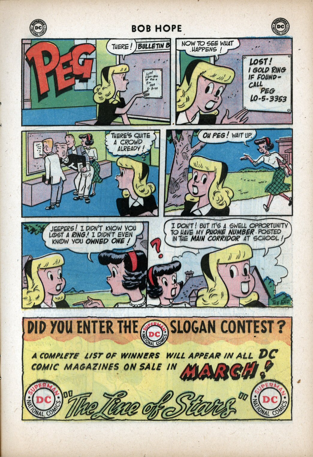 Read online The Adventures of Bob Hope comic -  Issue #44 - 13